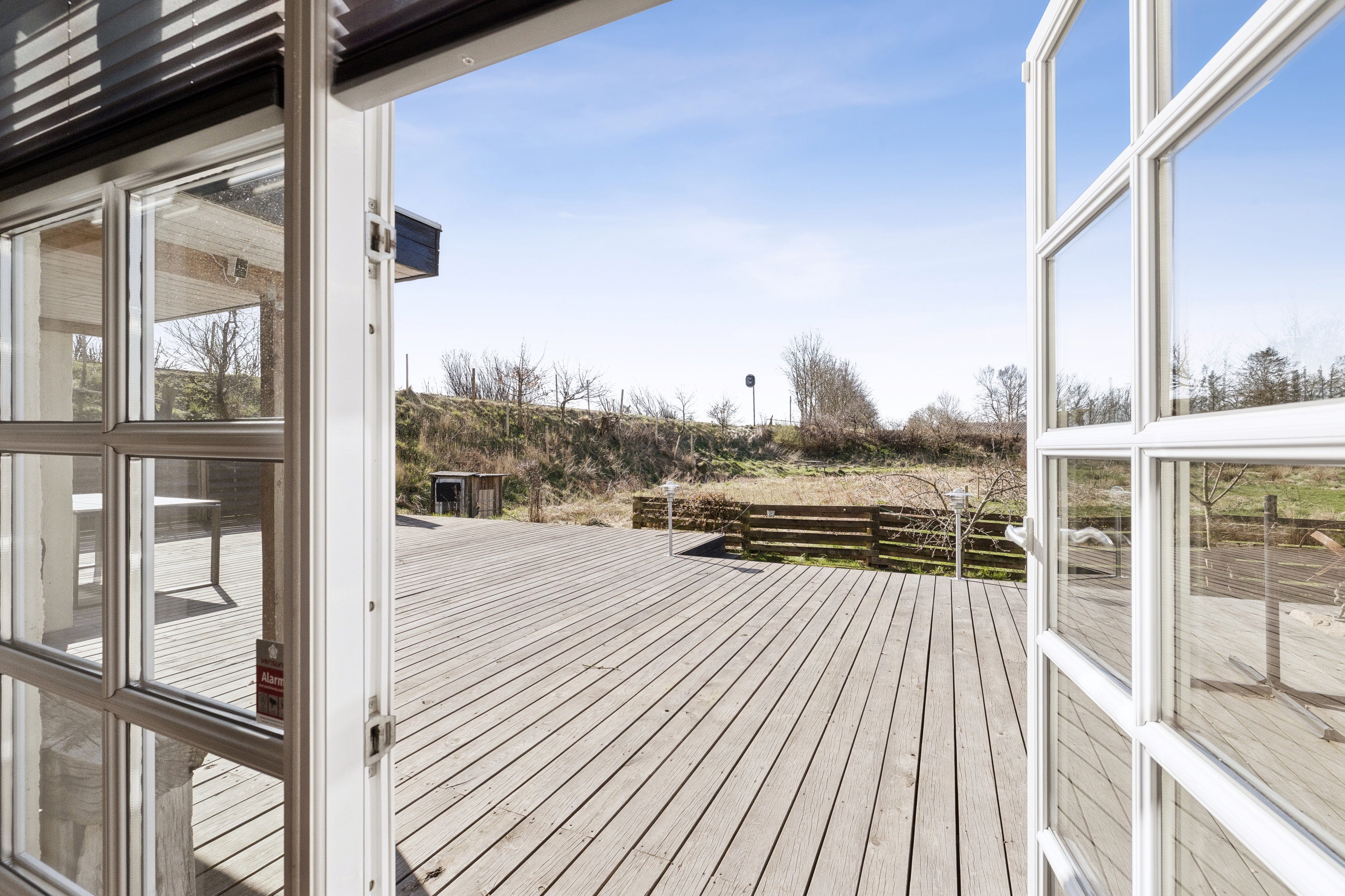 Fremhævet terrasse billede i fuldskærmstilstand. Billede af Banevolden 1, Handest, 8990 Fårup