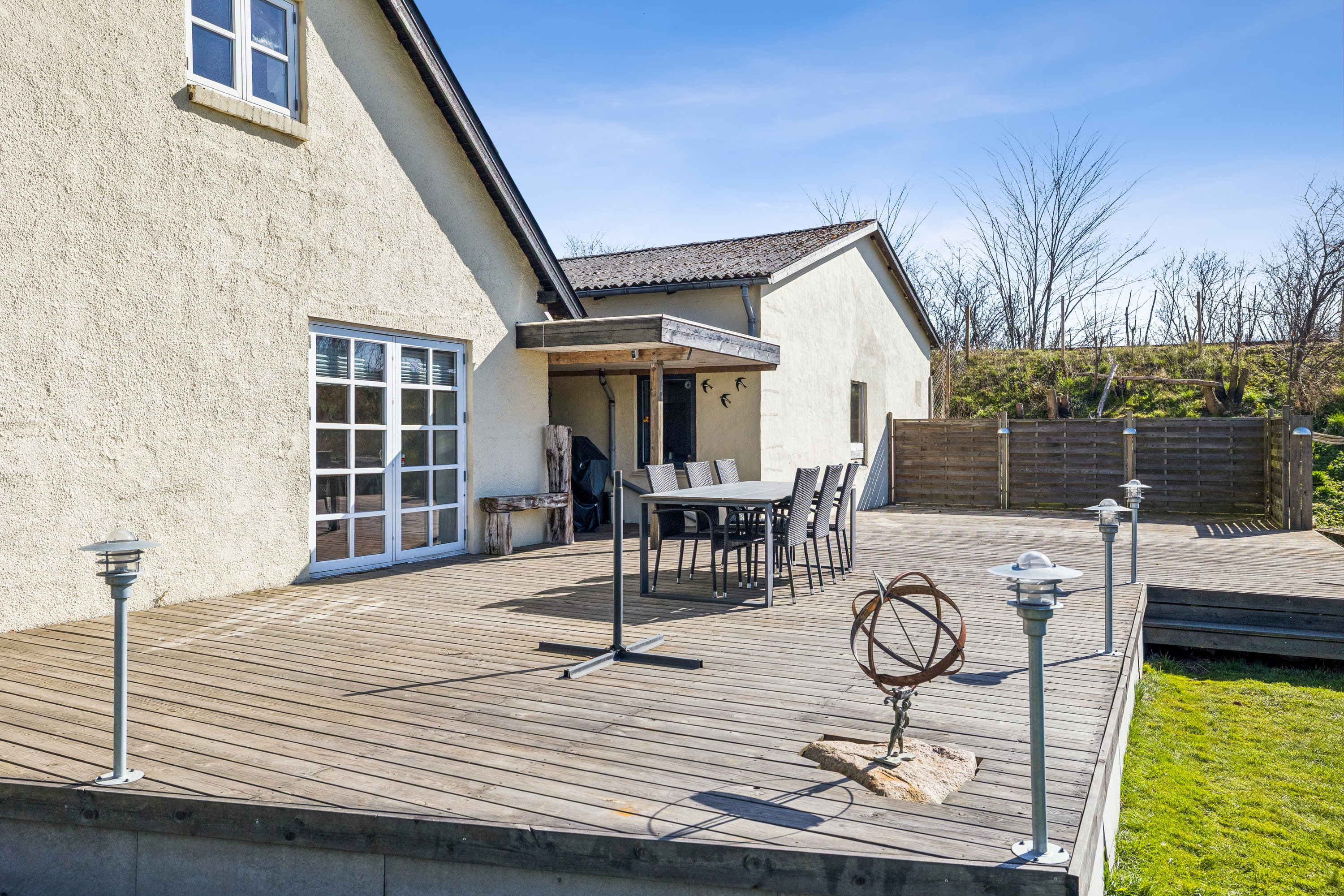 Fremhævet terrasse billede i fuldskærmstilstand. Billede af Banevolden 1, Handest, 8990 Fårup