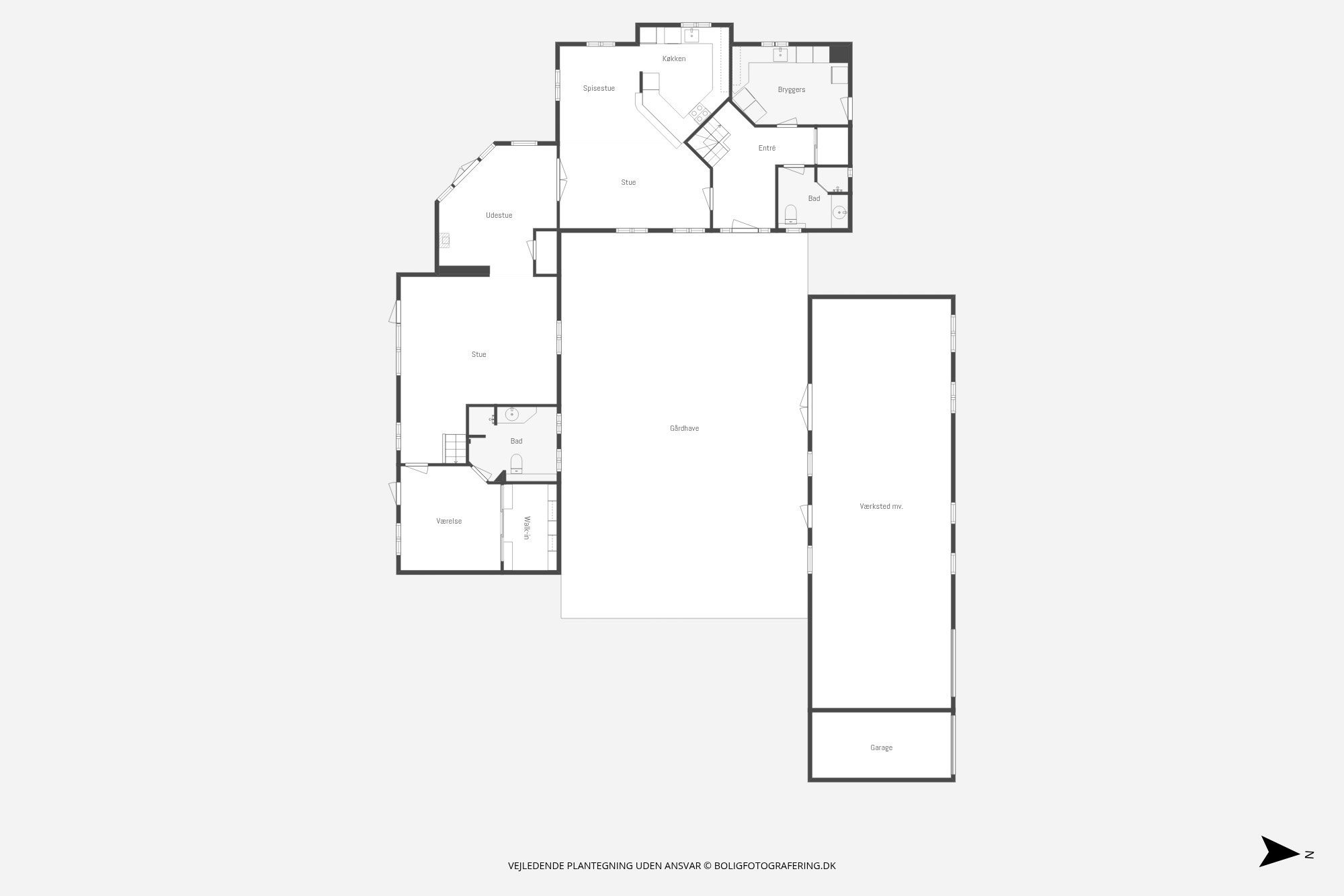 Plantegninger billede af Søbo 13, Bildsø, 4200 Slagelse