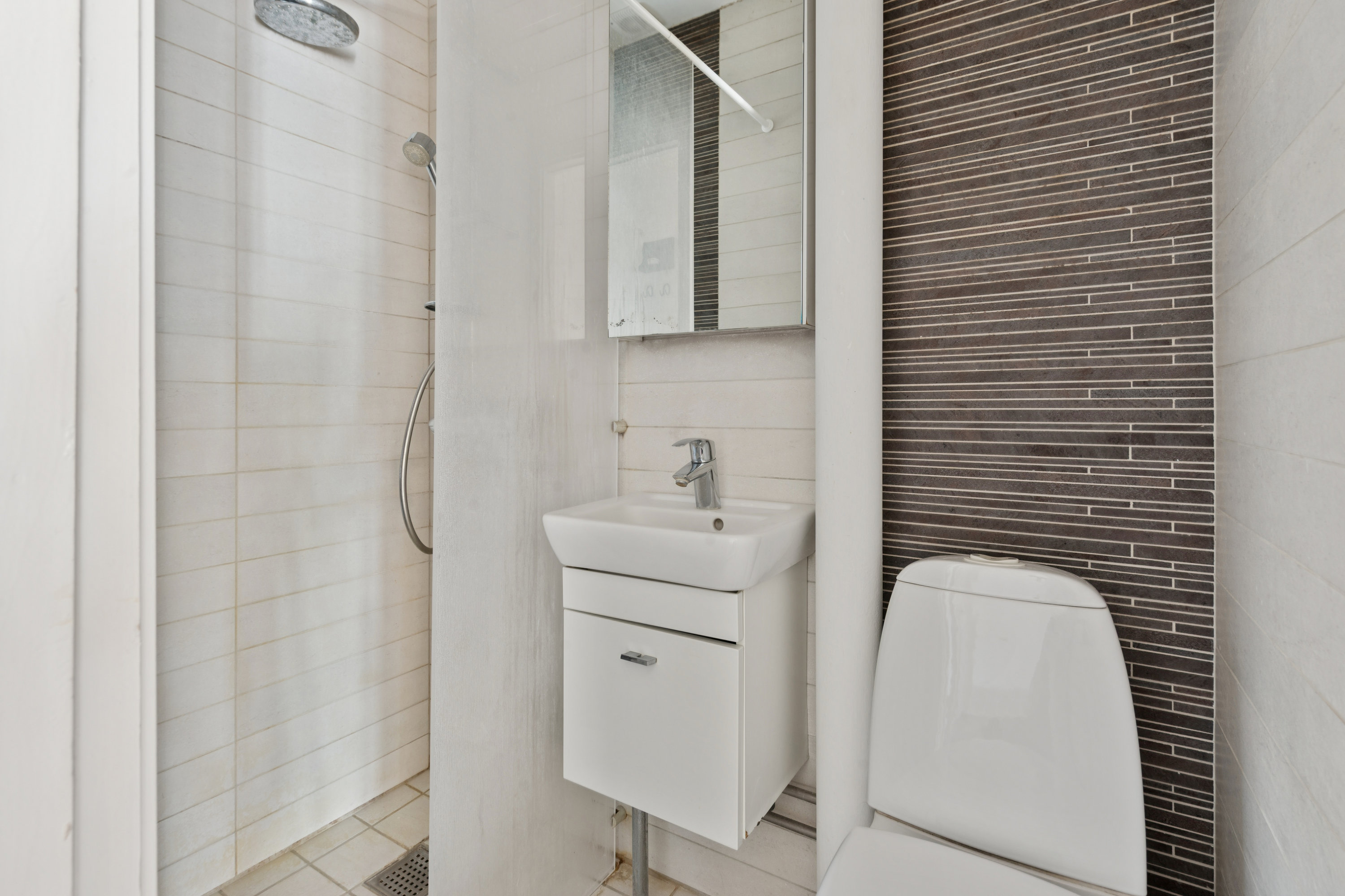 Fremhævet badeværelse billede i fuldskærmstilstand. Billede af Nordfeldvej 22, 1. tv., 2700 Brønshøj