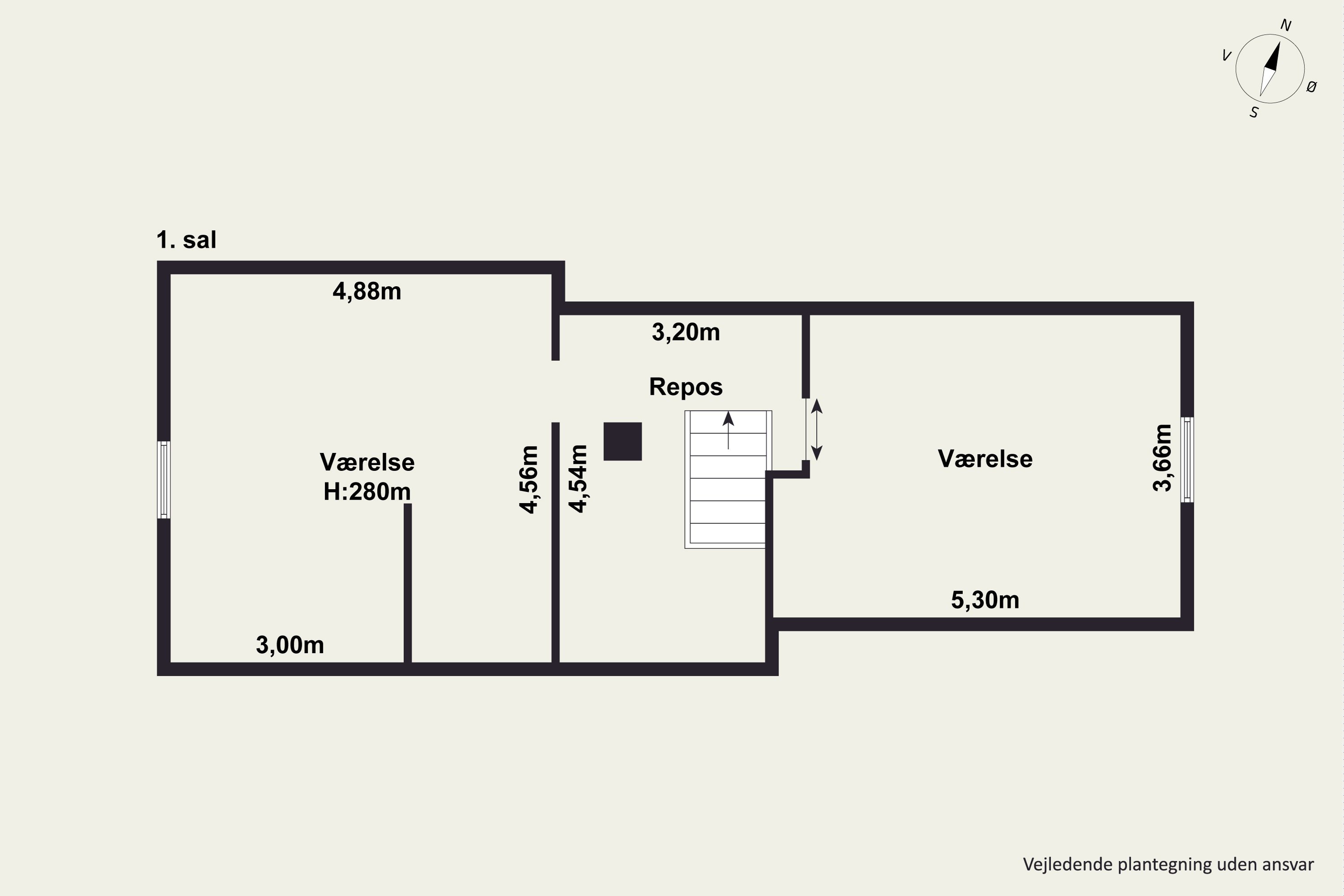 Plantegninger billede af Strøby Bygade 53, 4671 Strøby