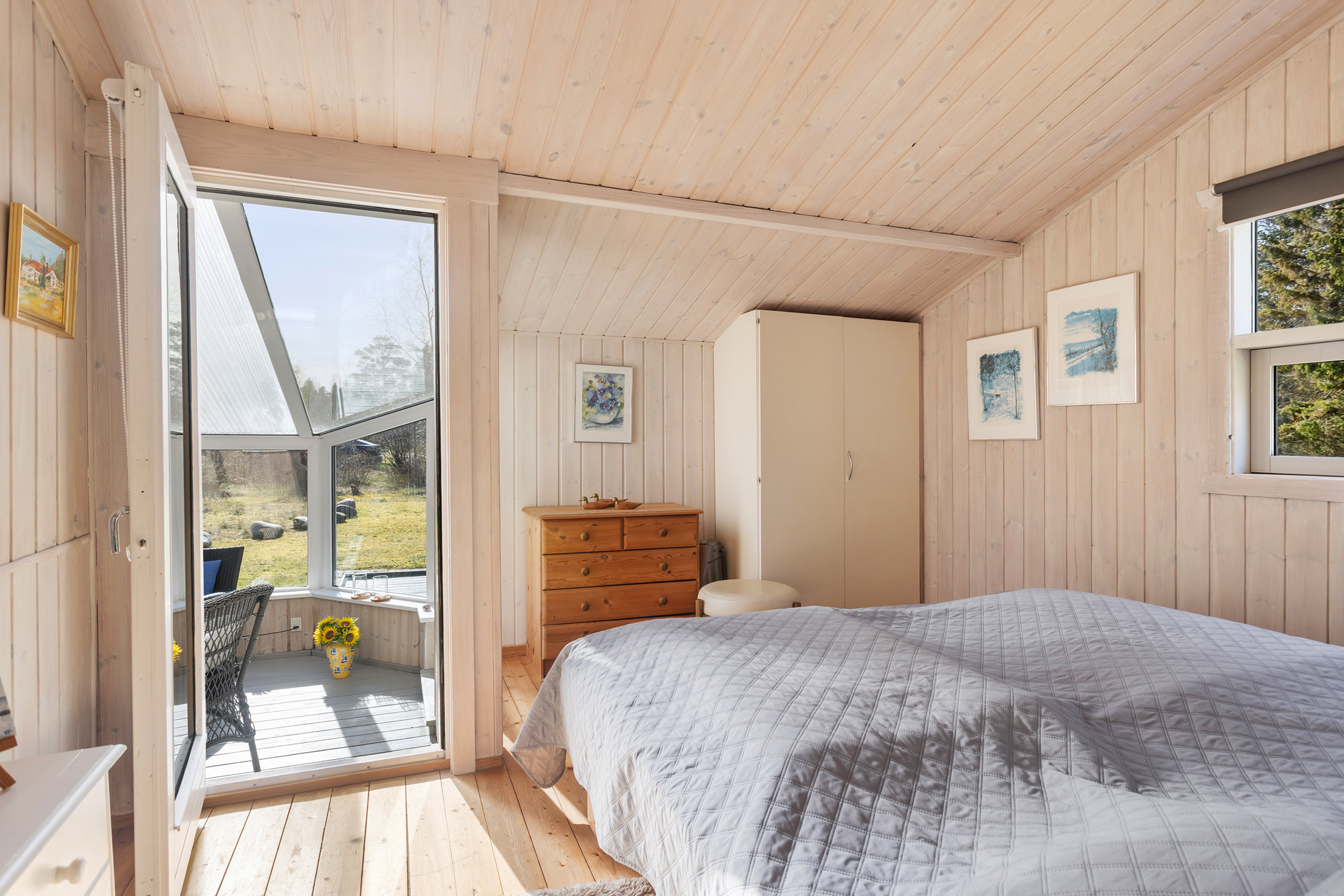 Fremhævet soveværelse billede i fuldskærmstilstand. Billede af Bugten 48, Bratten, 9981 Jerup