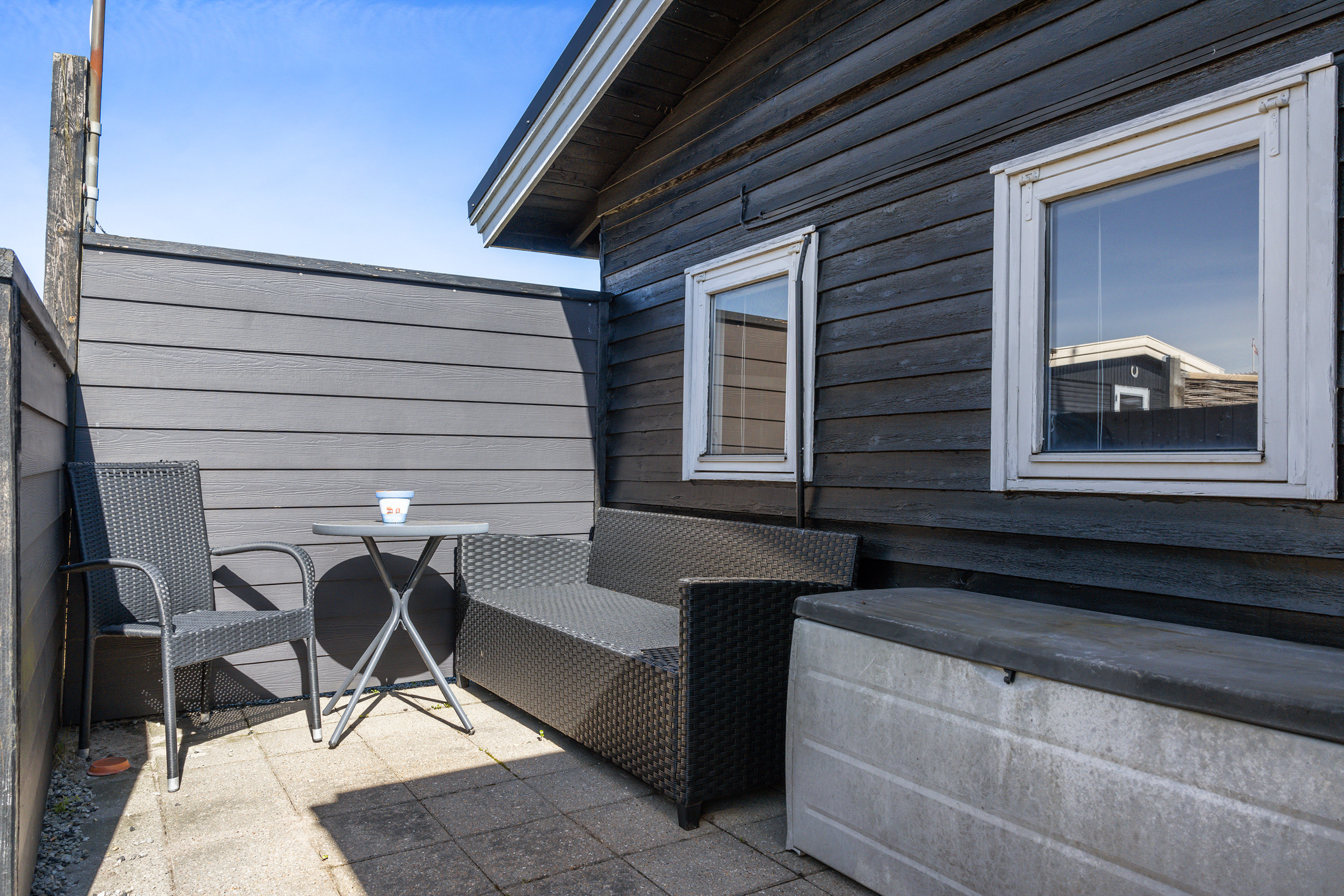 Fremhævet terrasse billede i fuldskærmstilstand. Billede af Nordre Strandvej 53, 9300 Sæby