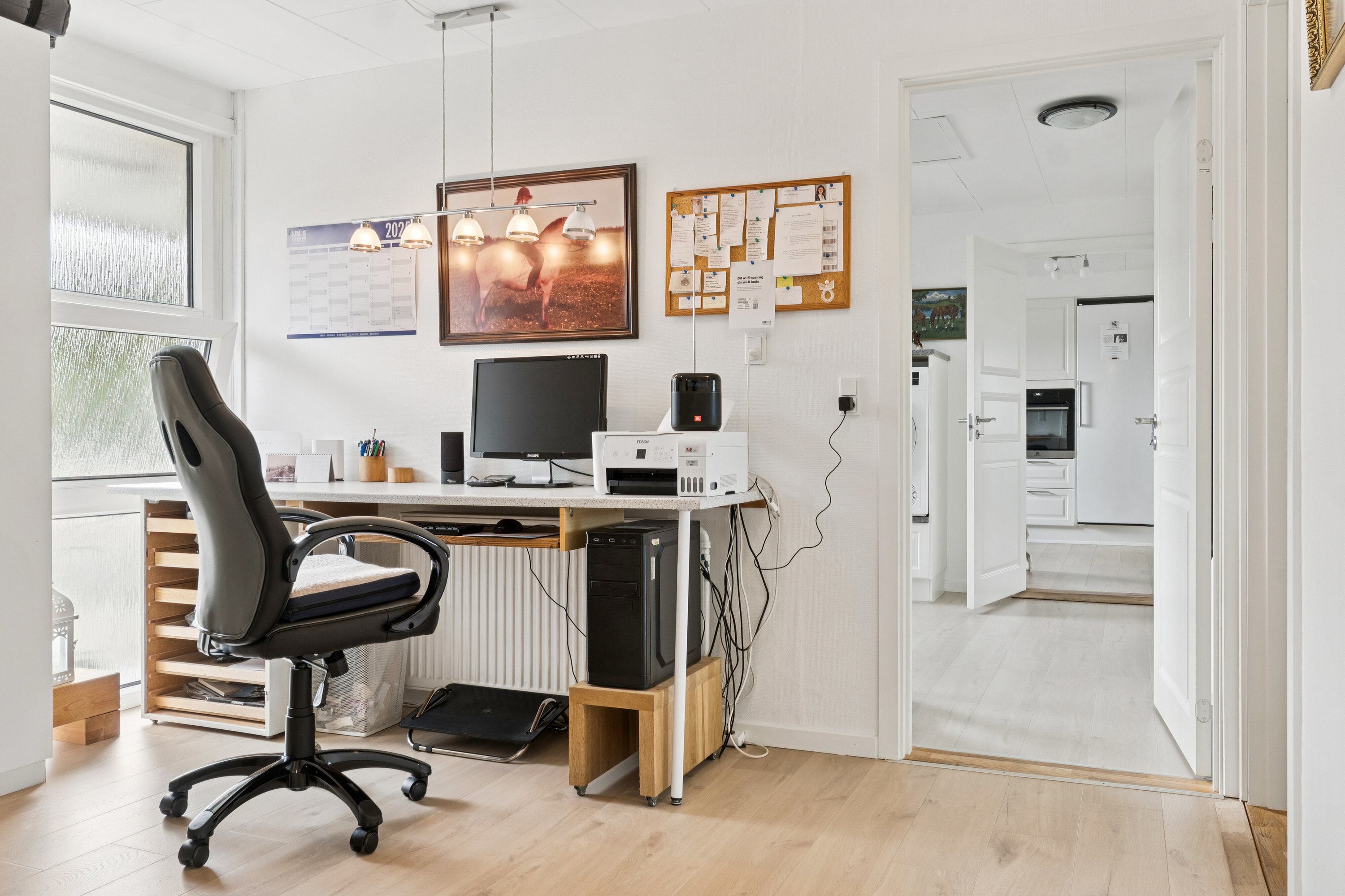 Fremhævet arbejdsværelse billede i fuldskærmstilstand. Billede af Tverstedvej 23, Uggerby, 9800 Hjørring