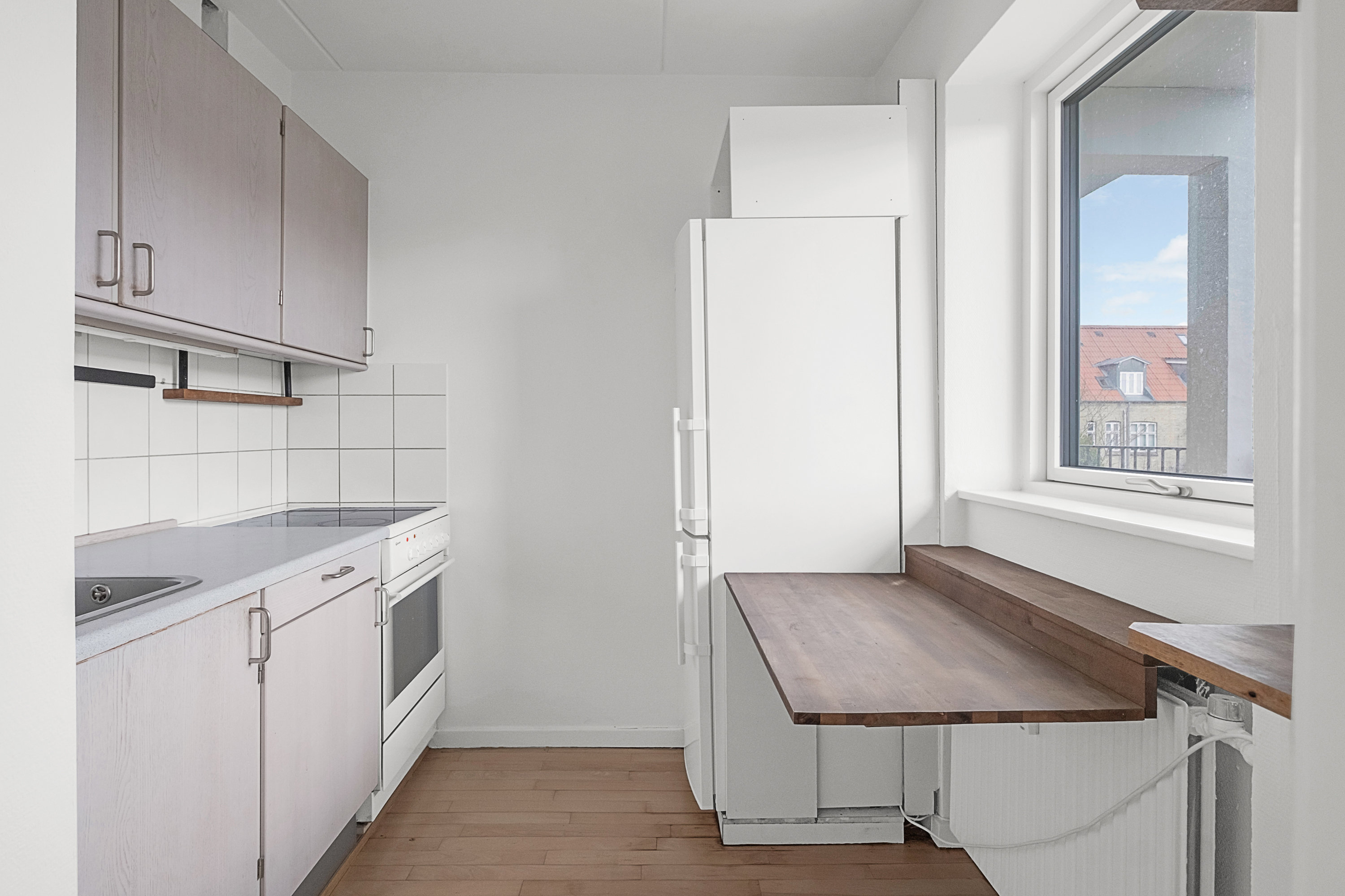 Fremhævet køkken billede i fuldskærmstilstand. Billede af Grønnegade 82, 2. 13., 8000 Aarhus C