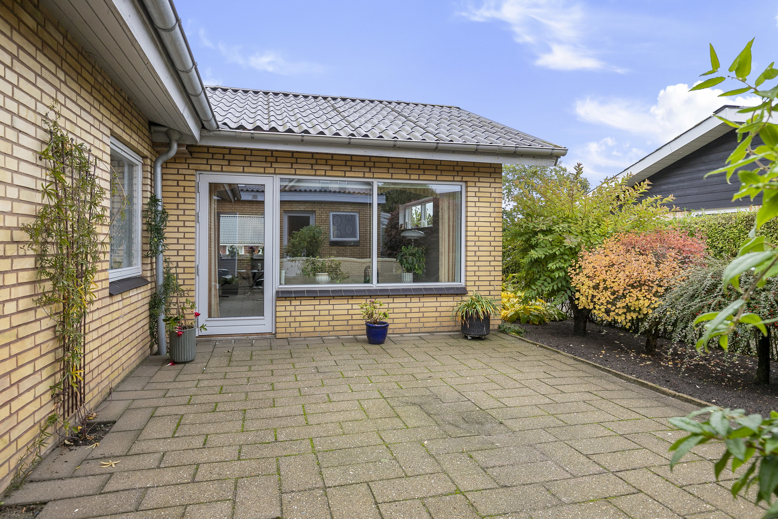 Fremhævet terrasse billede i fuldskærmstilstand. Billede af Vestervænget 8, 9530 Støvring