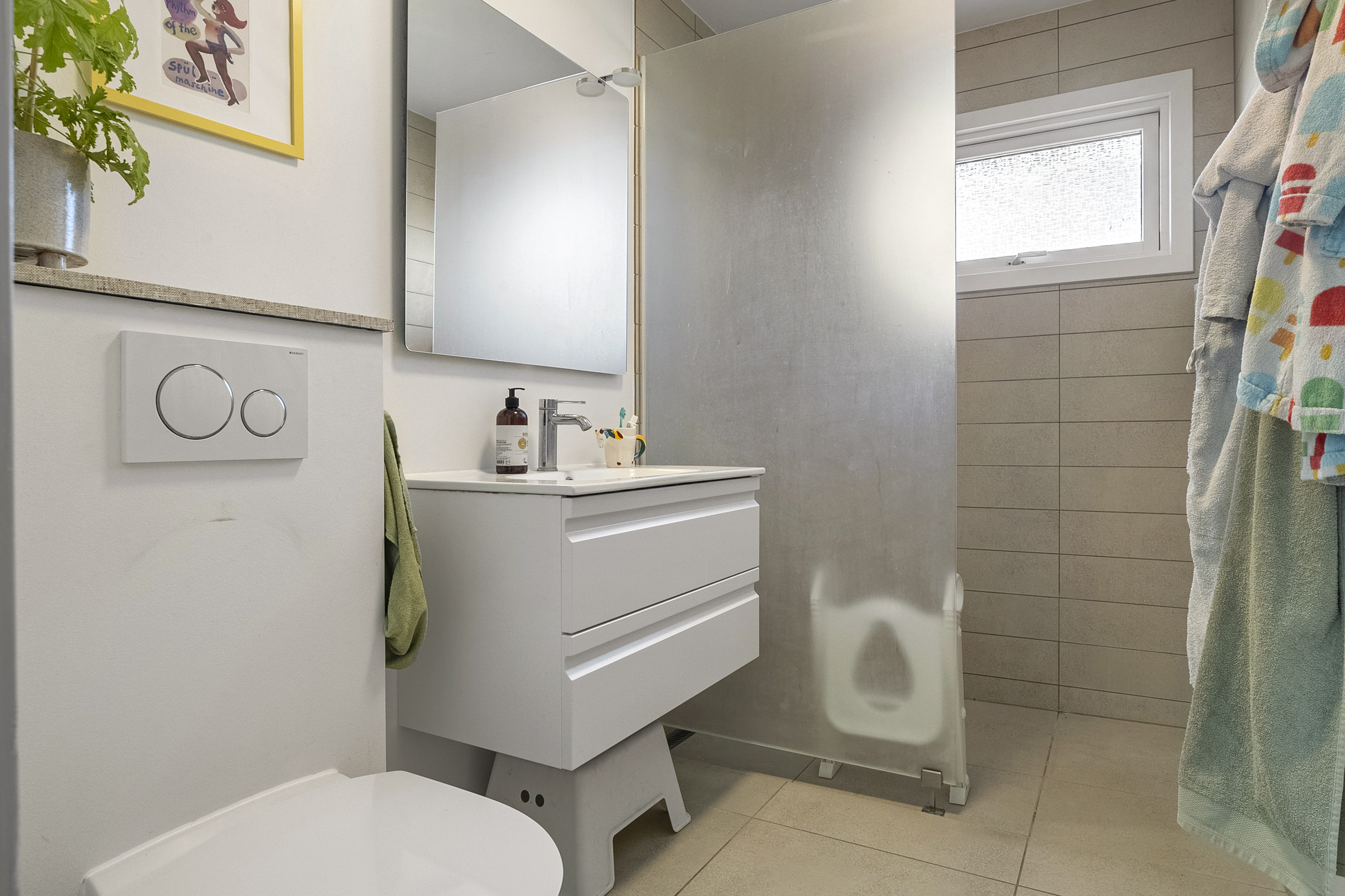 Fremhævet badeværelse billede i fuldskærmstilstand. Billede af Dagnæs Boulevard 68, 8700 Horsens