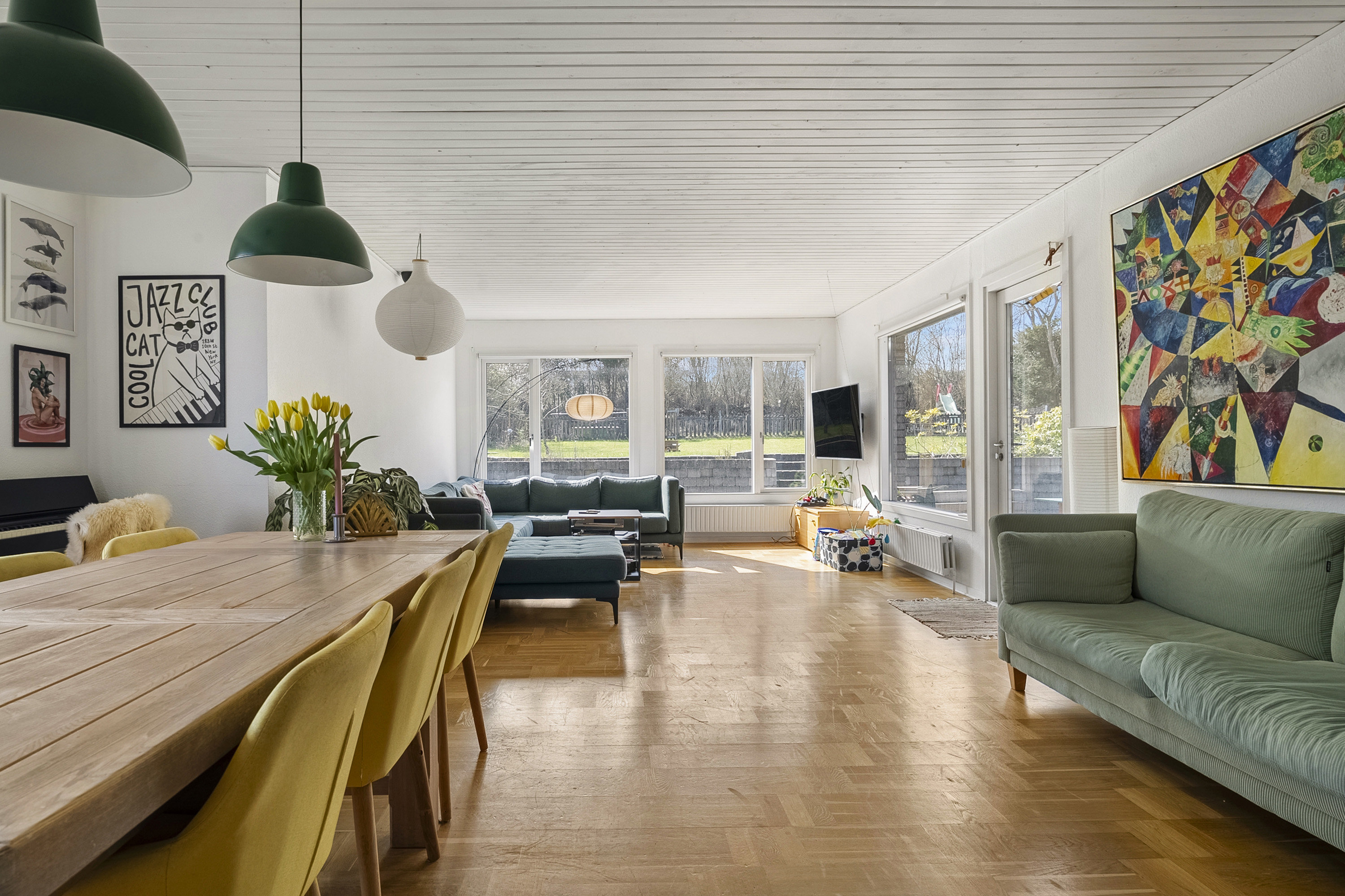 Fremhævet stue billede i fuldskærmstilstand. Billede af Dagnæs Boulevard 68, 8700 Horsens