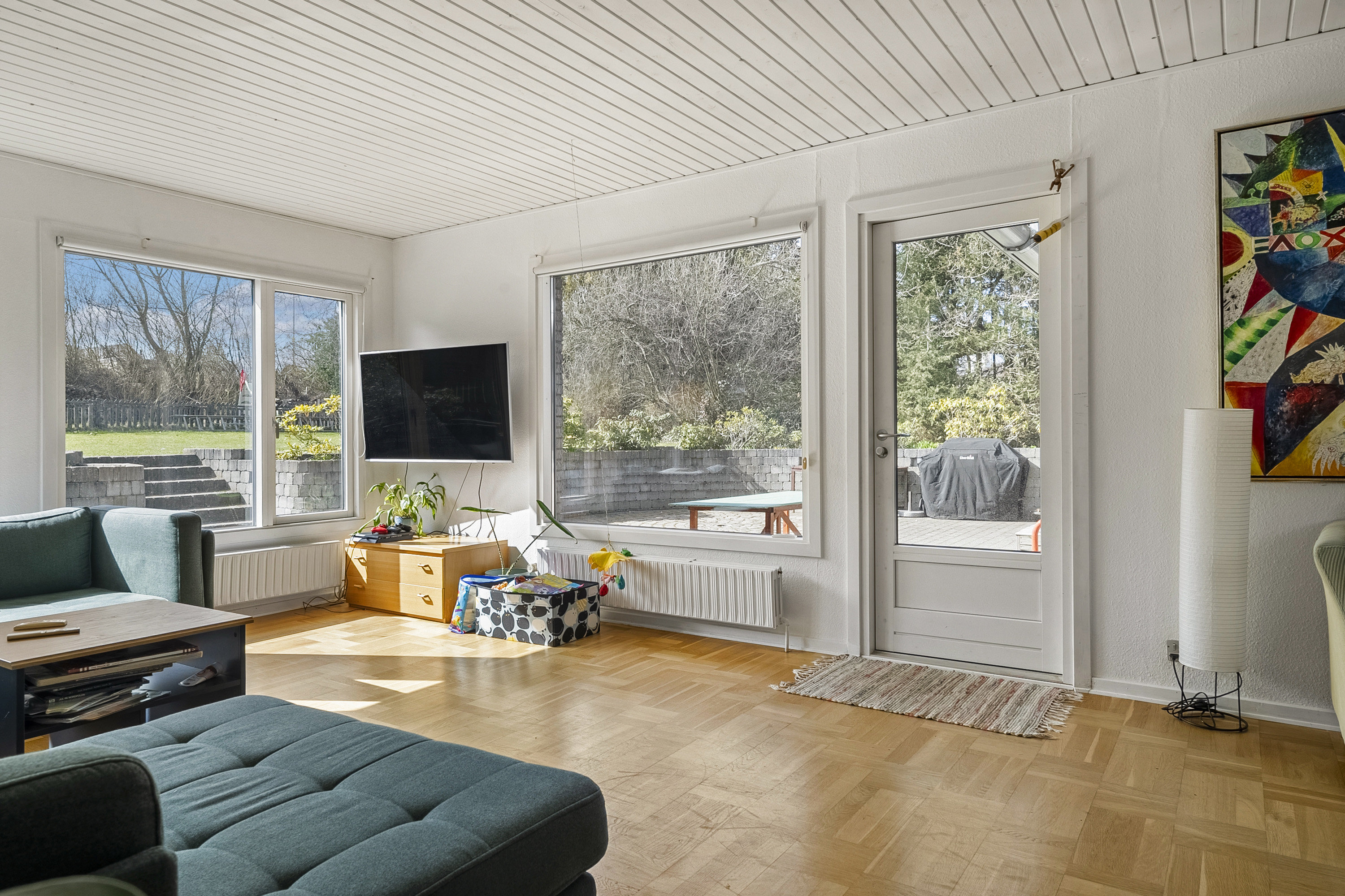 Fremhævet stue billede i fuldskærmstilstand. Billede af Dagnæs Boulevard 68, 8700 Horsens