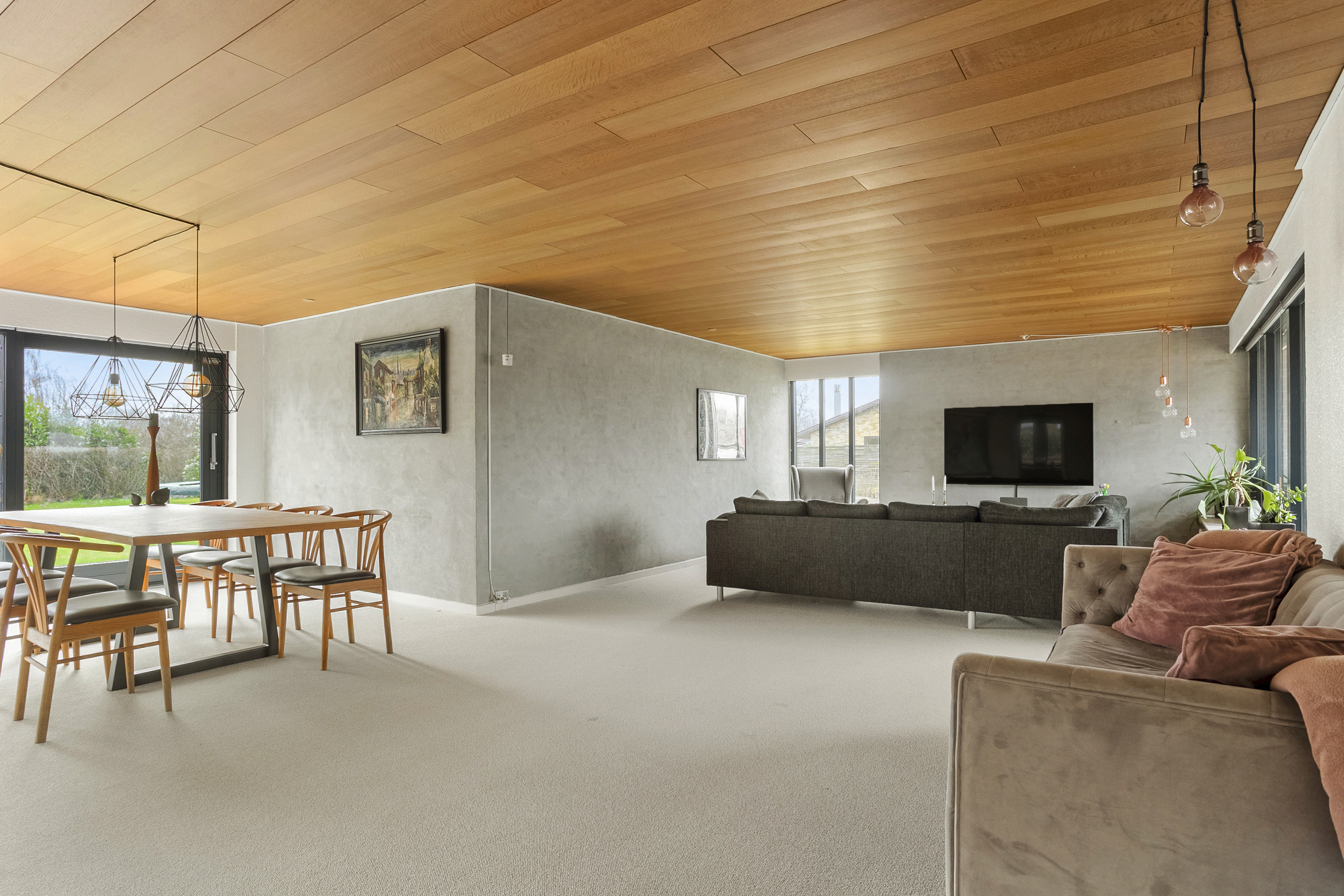 Fremhævet stue billede i fuldskærmstilstand. Billede af Søparken 22, 6580 Vamdrup