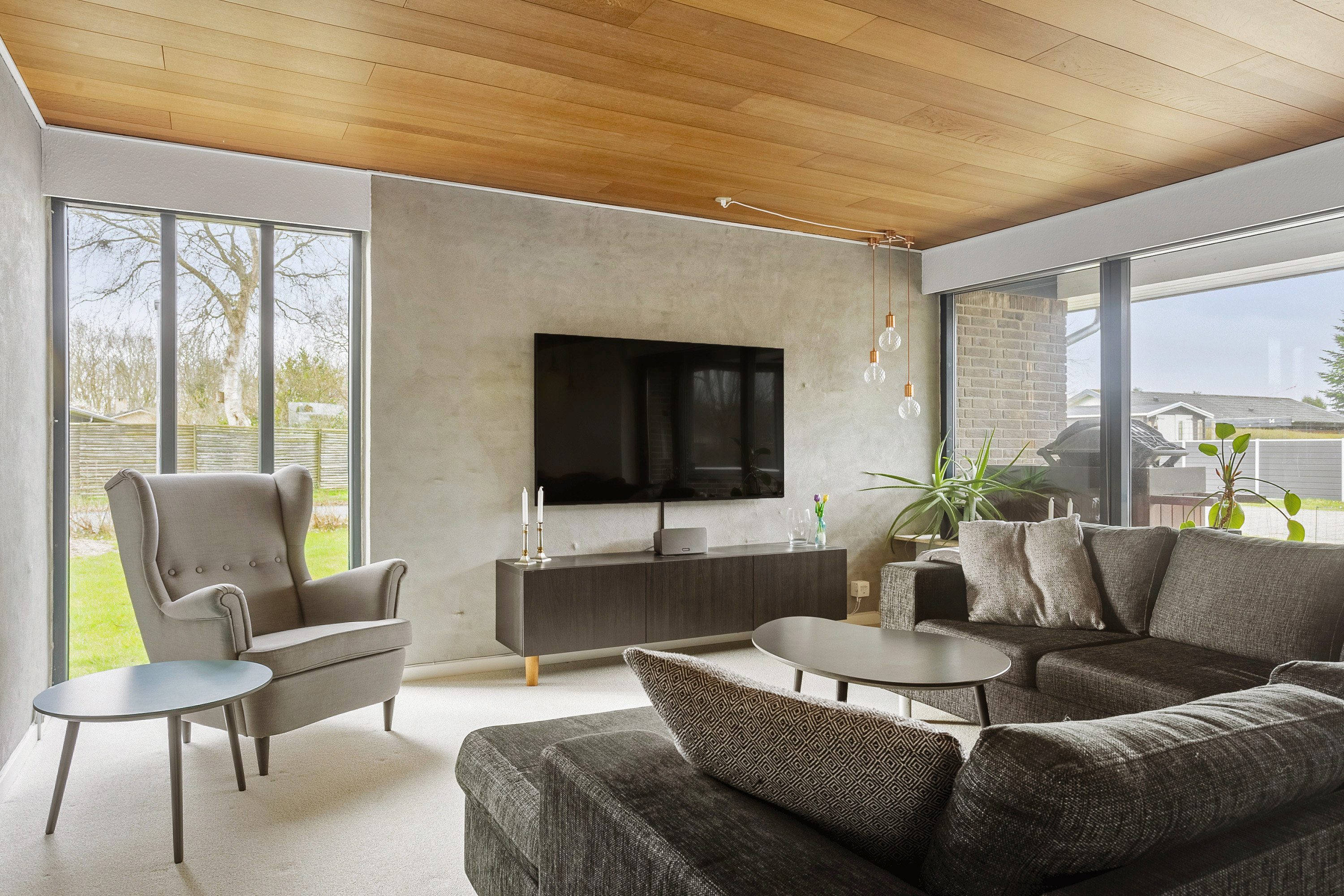 Fremhævet stue billede i fuldskærmstilstand. Billede af Søparken 22, 6580 Vamdrup