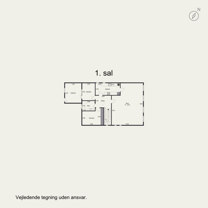 Plantegninger billede af Nørregade 33, 6600 Vejen