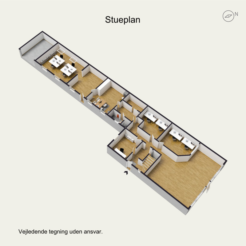 Plantegninger billede af Nørregade 33, 6600 Vejen