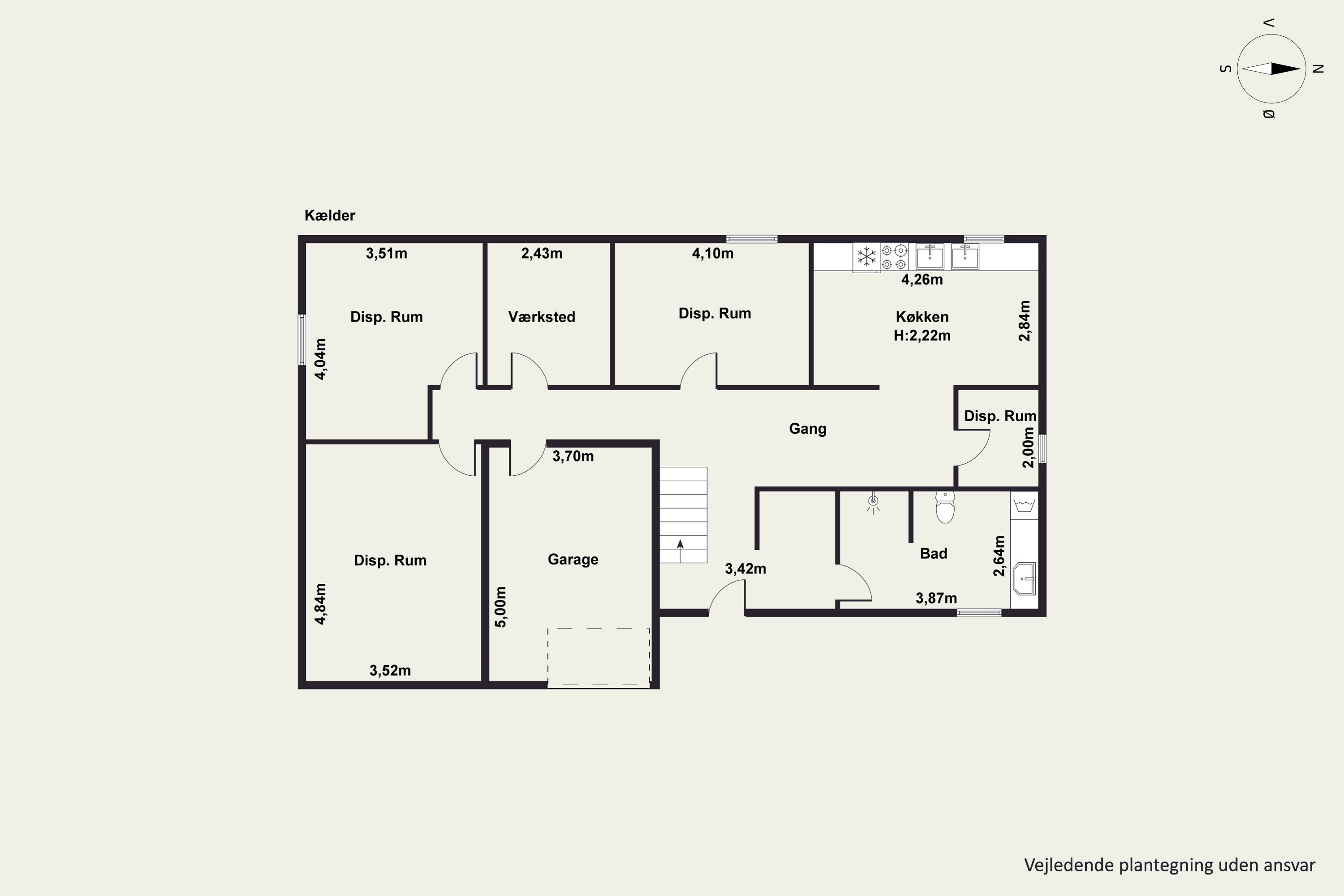Plantegninger billede af Gyvelvej 30, 9400 Nørresundby