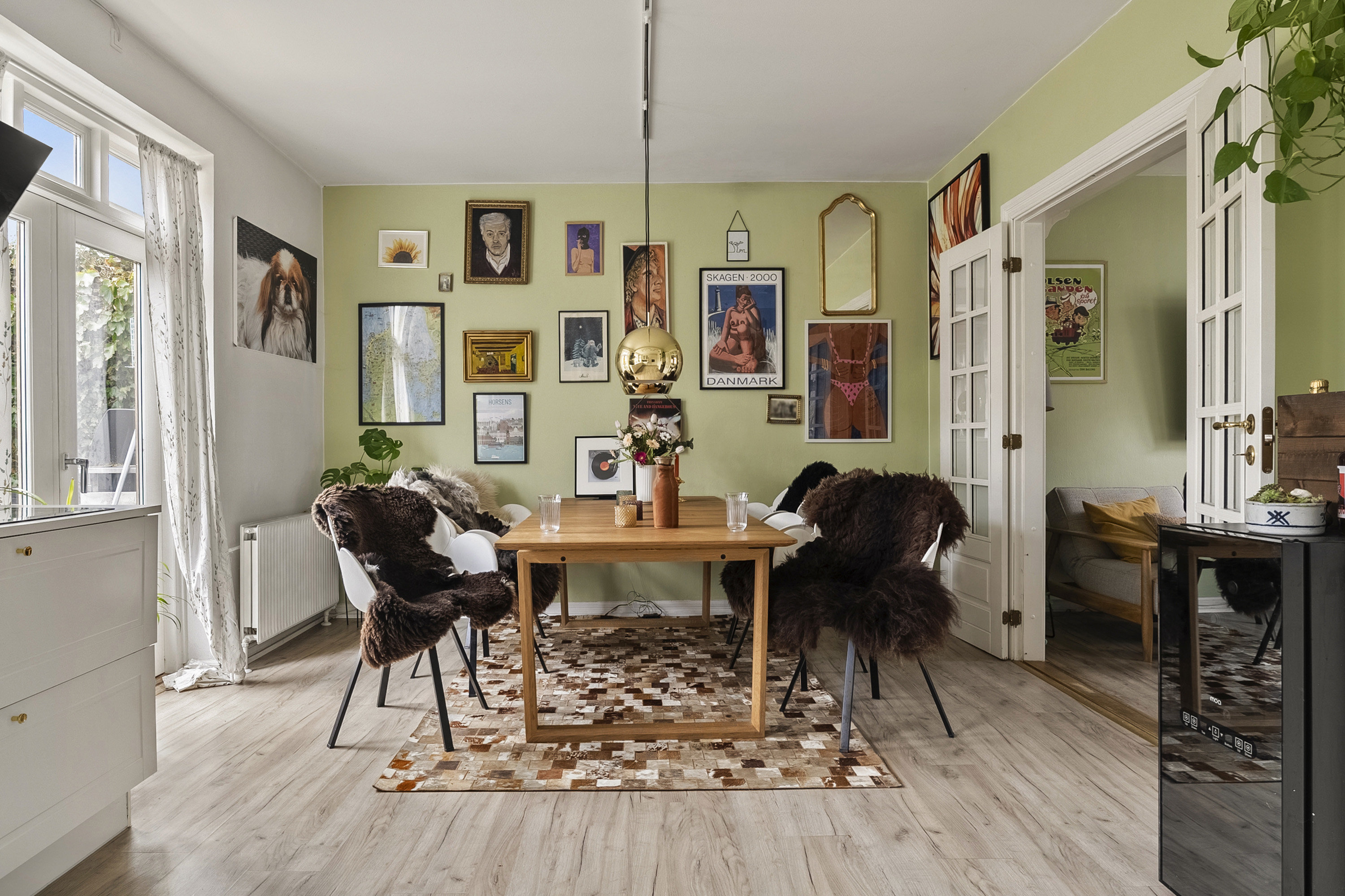 Fremhævet spisestue billede i fuldskærmstilstand. Billede af Ny Havnegade 55, 8700 Horsens