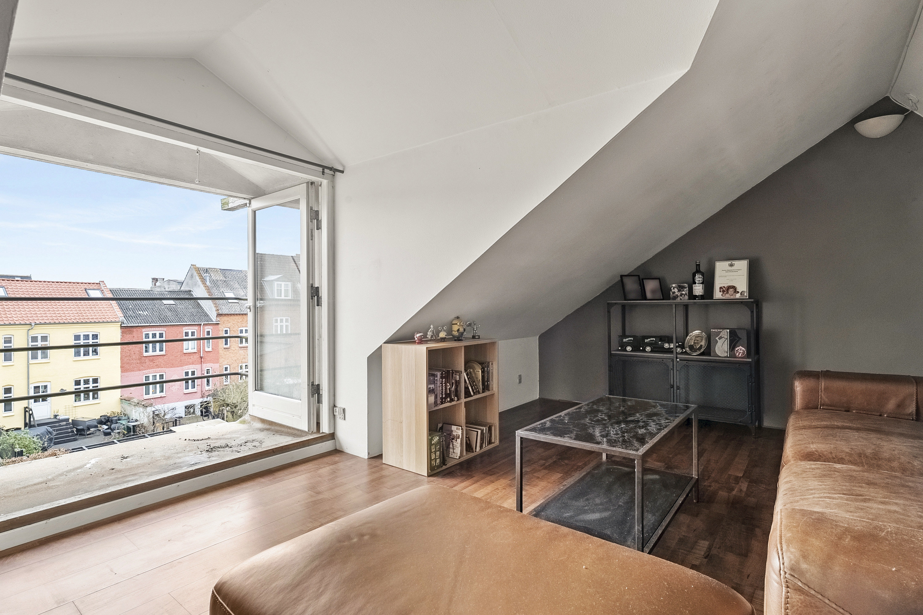 Fremhævet stue billede i fuldskærmstilstand. Billede af Ny Havnegade 55, 8700 Horsens