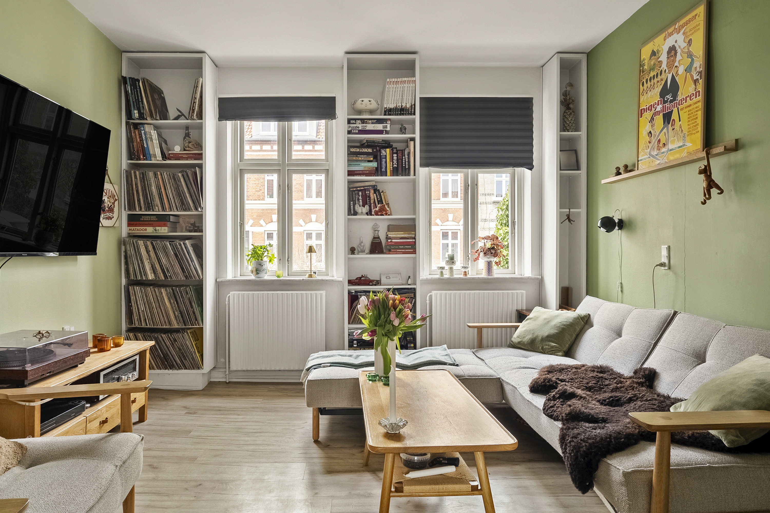 Fremhævet stue billede i fuldskærmstilstand. Billede af Ny Havnegade 55, 8700 Horsens