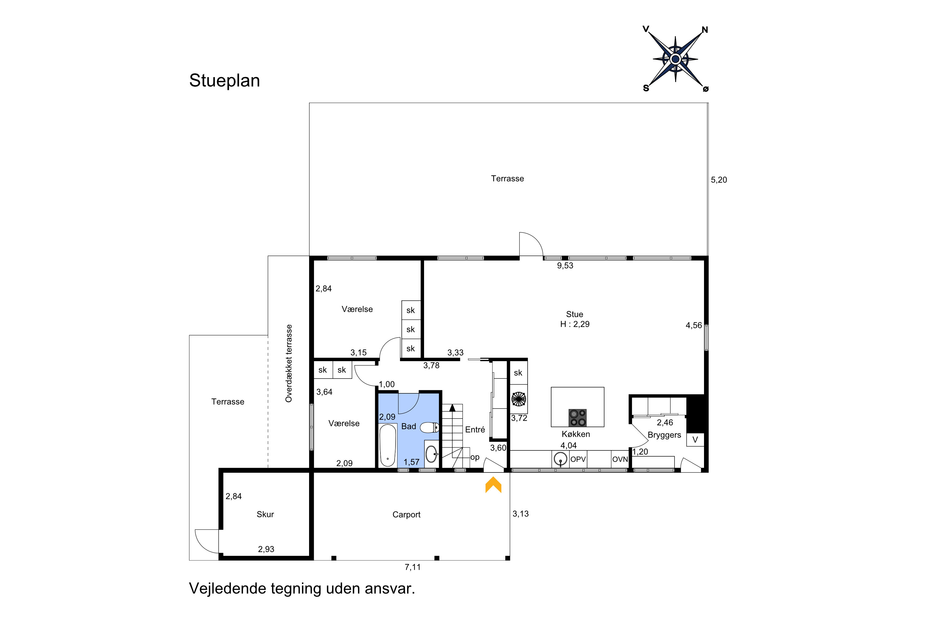 Plantegninger billede af Knuth Beckers Vej 4, 9200 Aalborg SV
