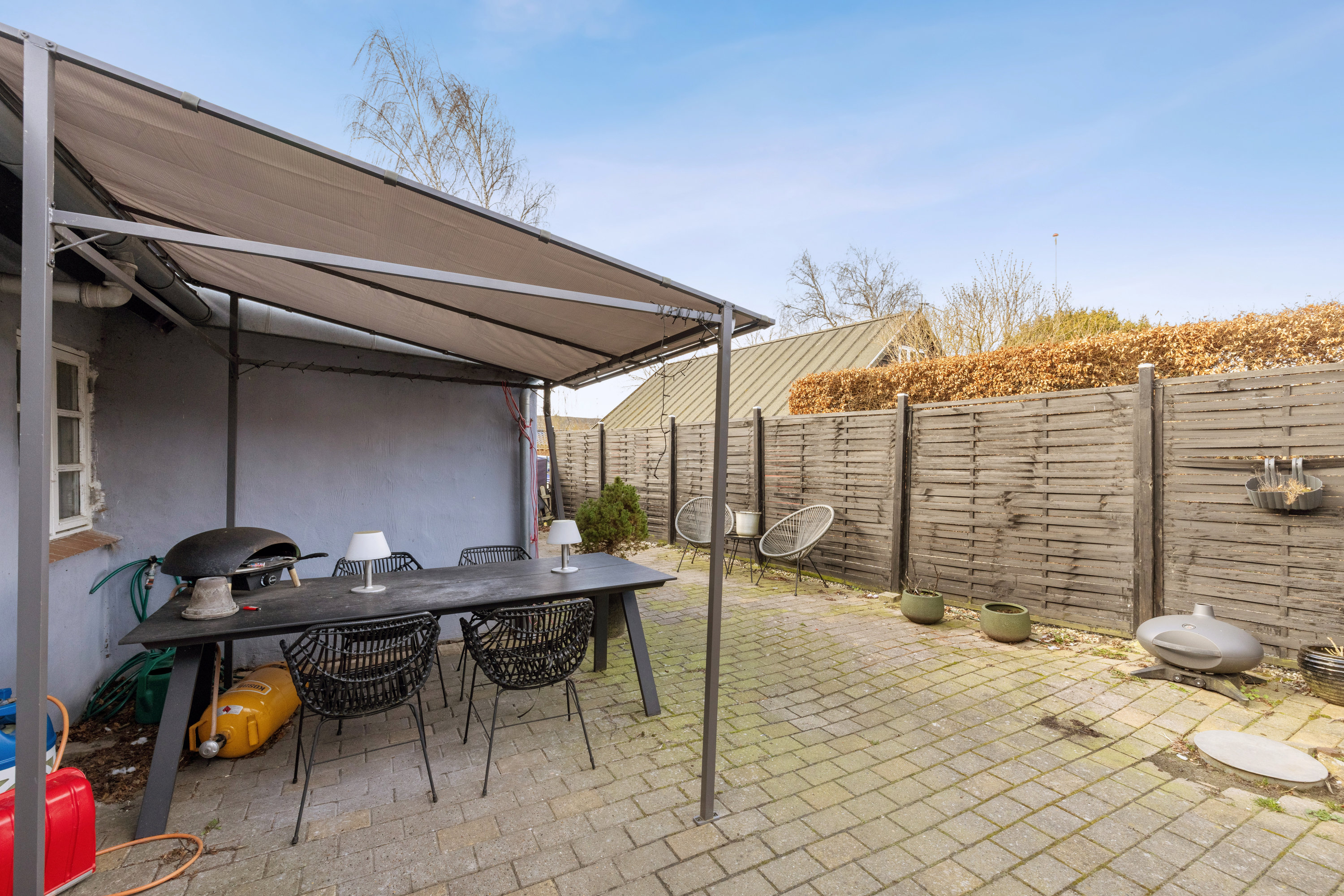 Fremhævet terrasse billede i fuldskærmstilstand. Billede af Bøggildsvej 5, Todbjerg, 8530 Hjortshøj