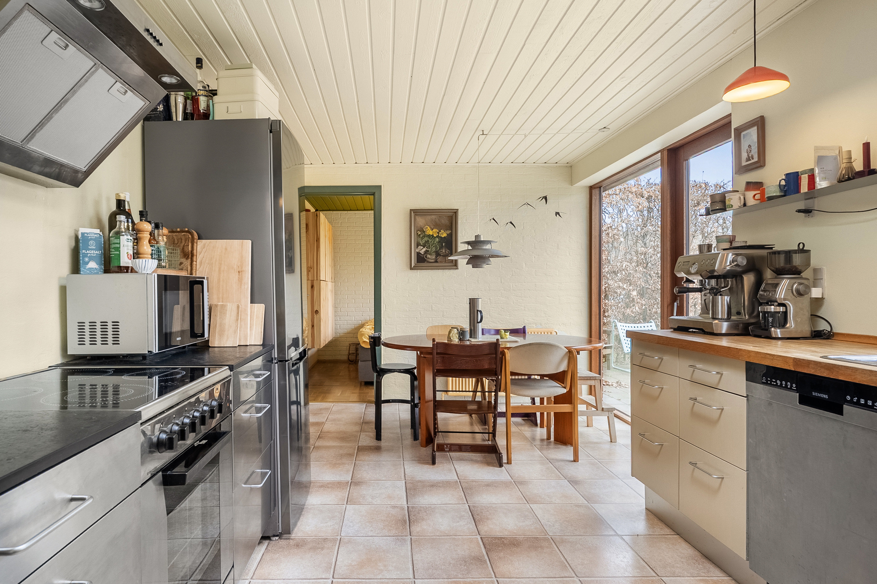 Fremhævet køkken billede i fuldskærmstilstand. Billede af Liljevænget 19, 8700 Horsens