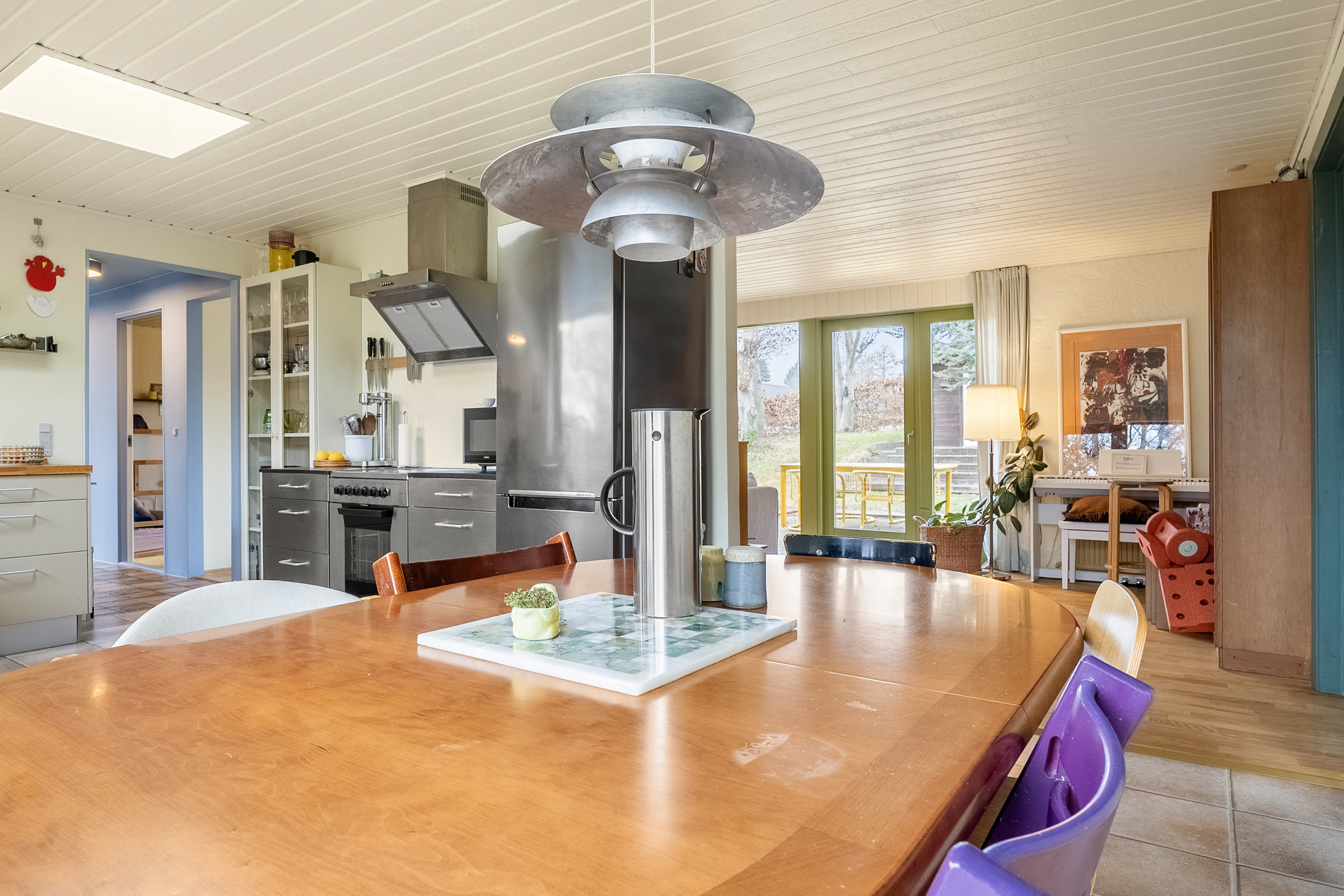 Fremhævet spisestue billede i fuldskærmstilstand. Billede af Liljevænget 19, 8700 Horsens