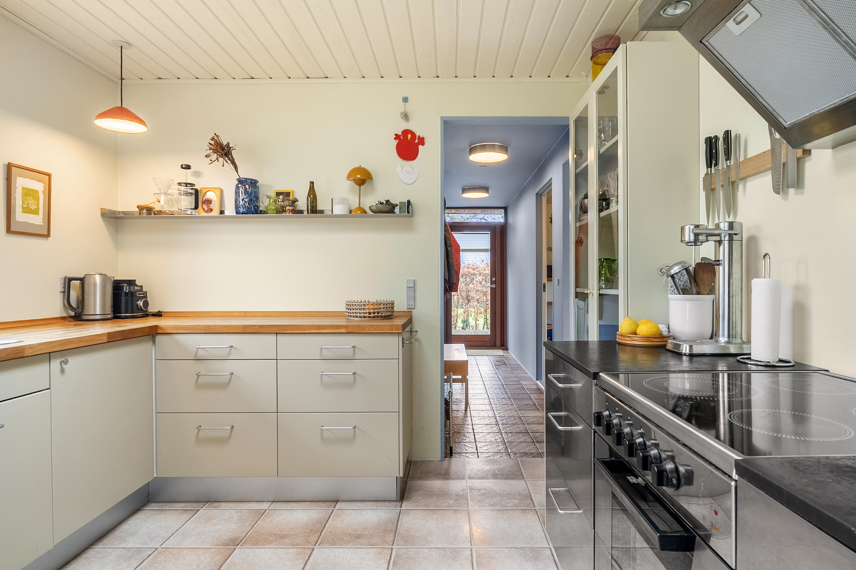 Fremhævet køkken billede i fuldskærmstilstand. Billede af Liljevænget 19, 8700 Horsens