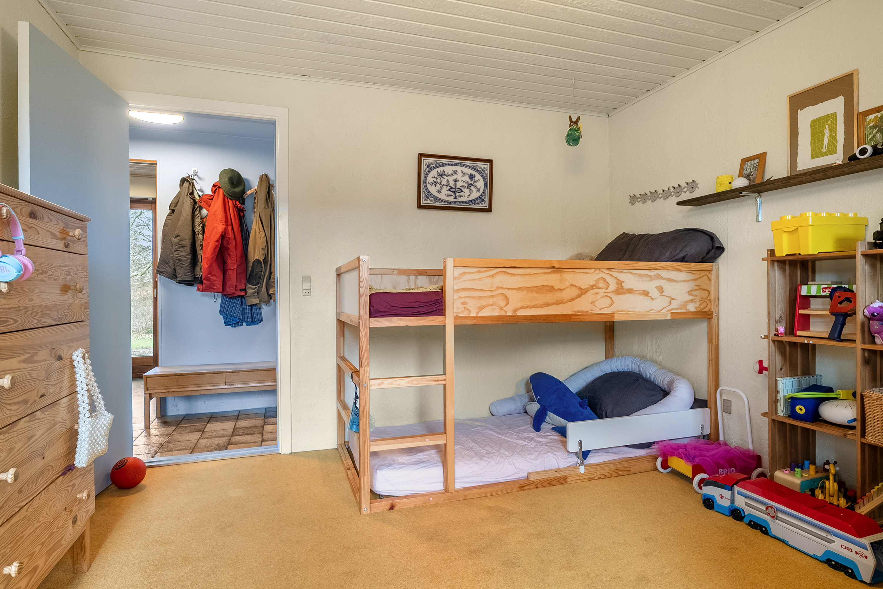 Fremhævet soveværelse billede i fuldskærmstilstand. Billede af Liljevænget 19, 8700 Horsens