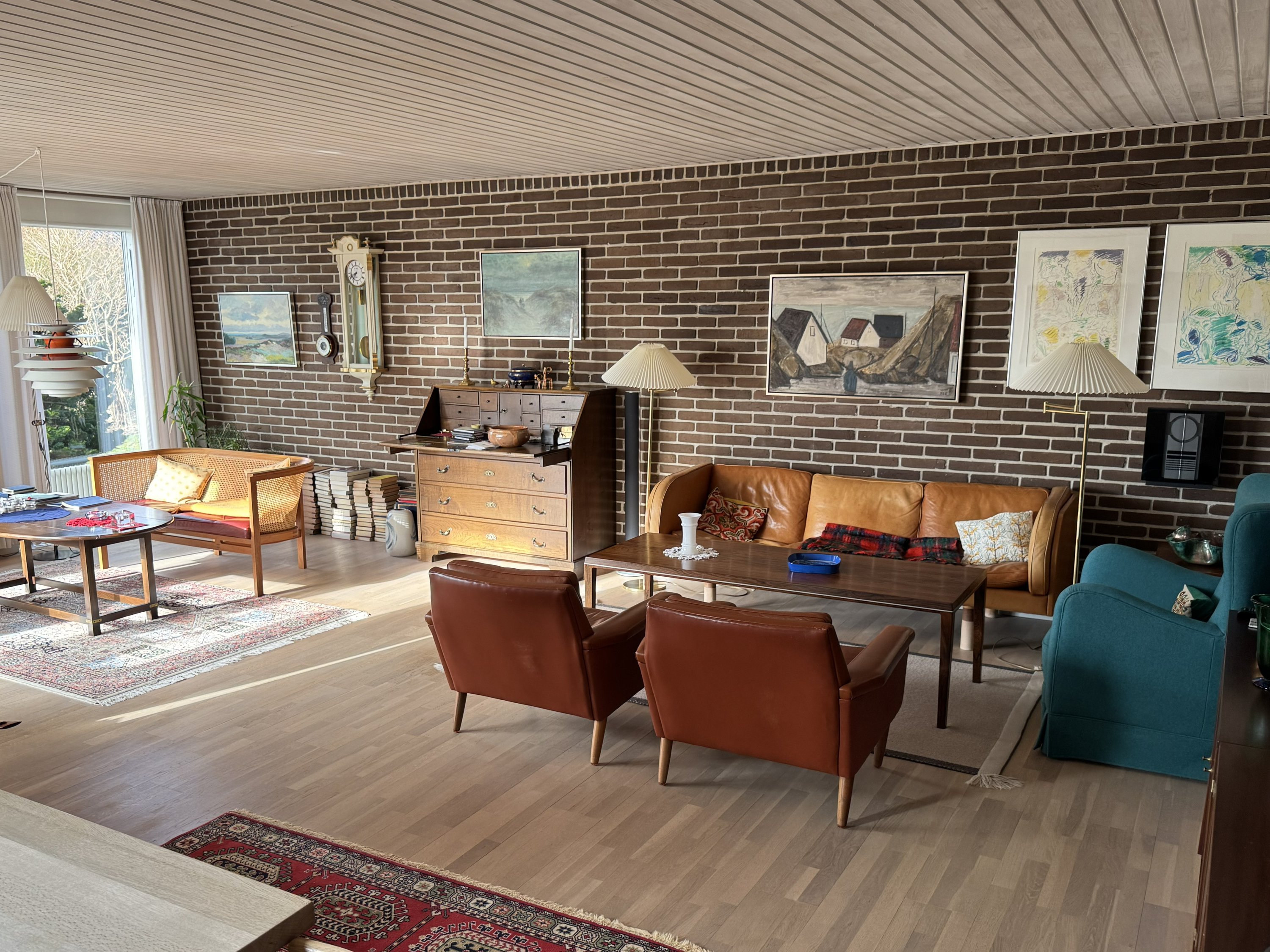 Fremhævet stue billede i fuldskærmstilstand. Billede af Skrænten 12, Vrold, 8660 Skanderborg