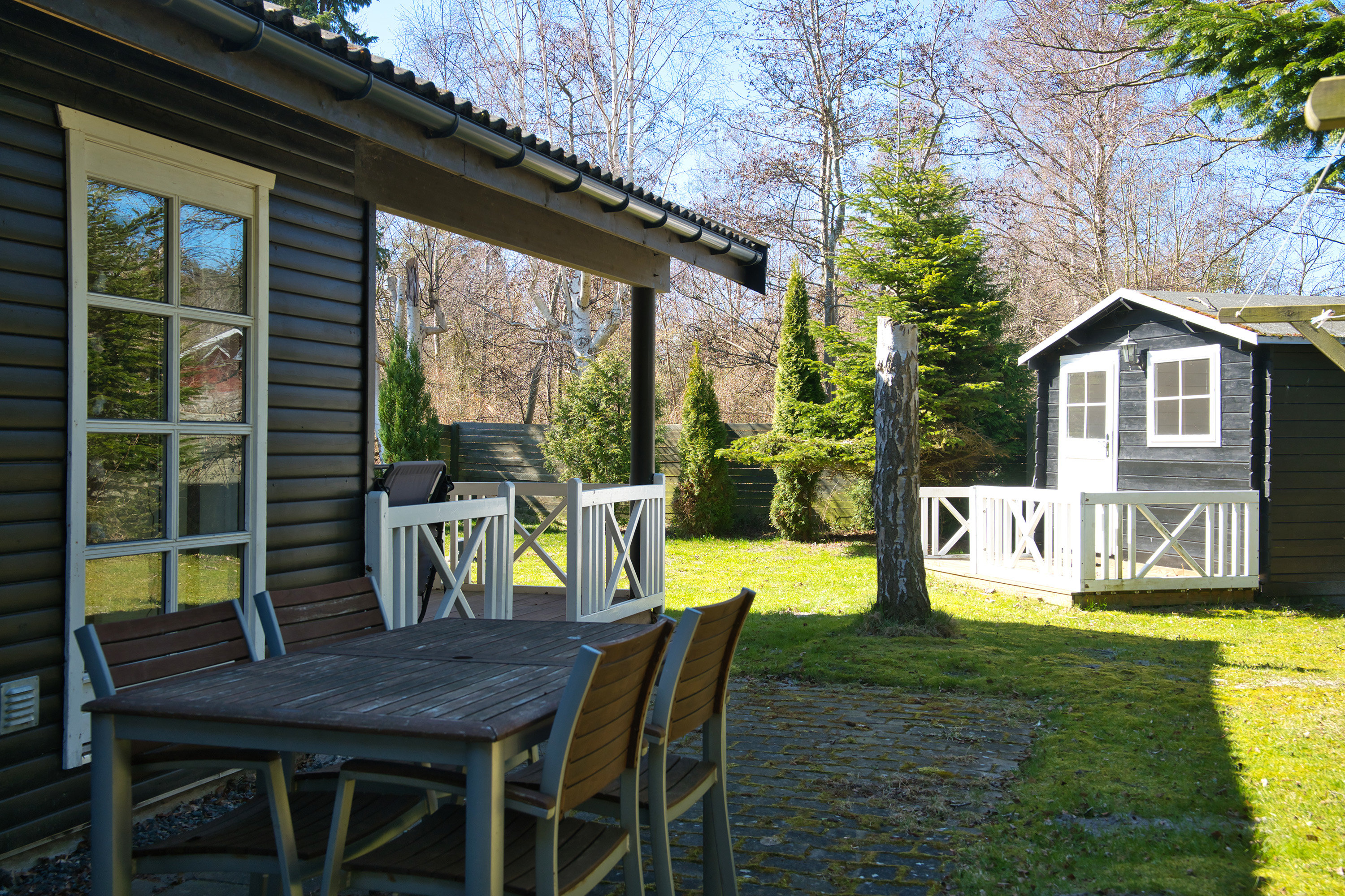 Fremhævet terrasse billede i fuldskærmstilstand. Billede af Bynkevejen 1, 4874 Gedser