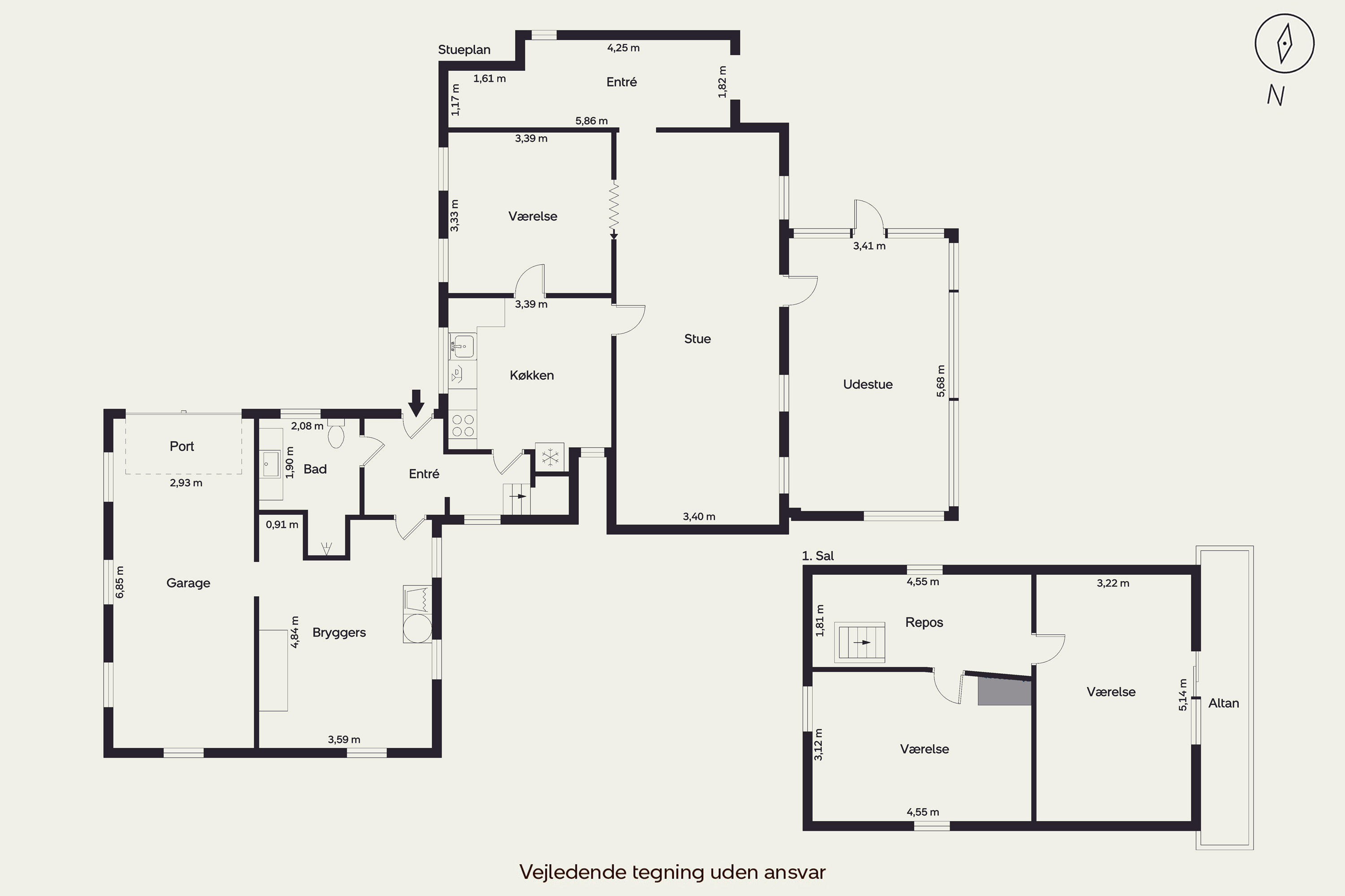 Plantegninger billede af Hjortebjergvej 12, Harndrup, 5463 Harndrup