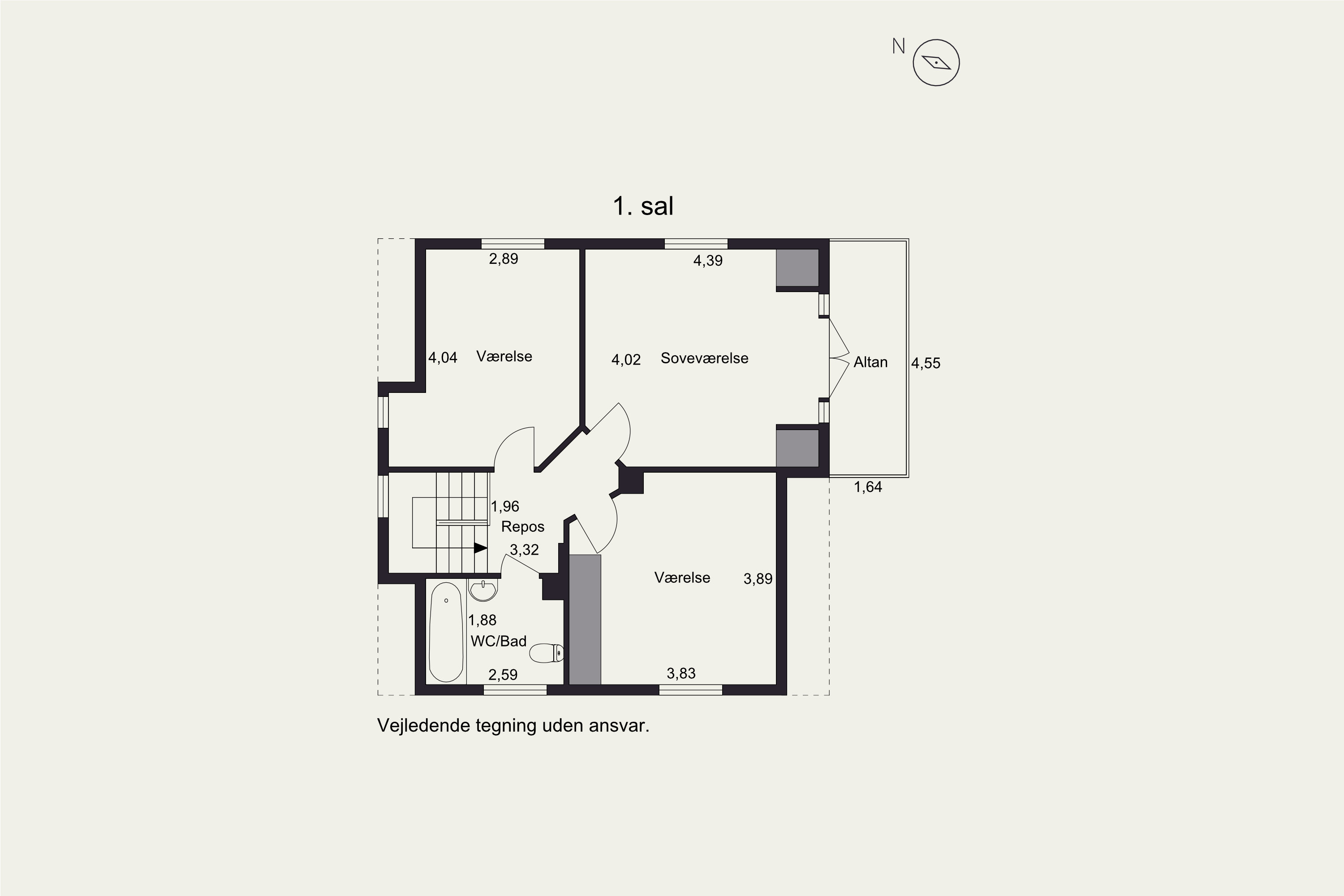 Plantegninger billede af Møllevænget 11, 3000 Helsingør