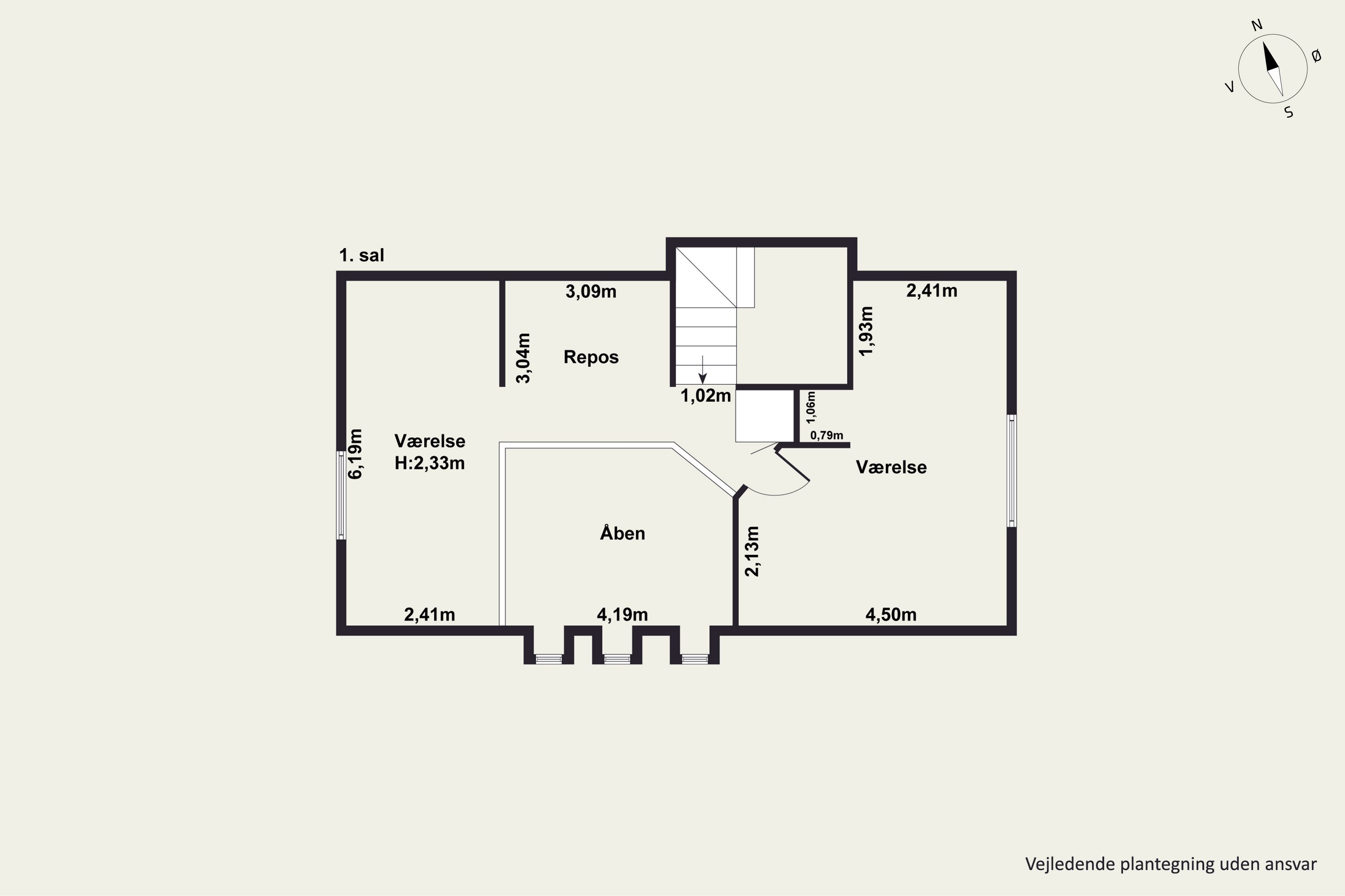 Plantegninger billede af Sallingsundvej 94, Harre, 7870 Roslev