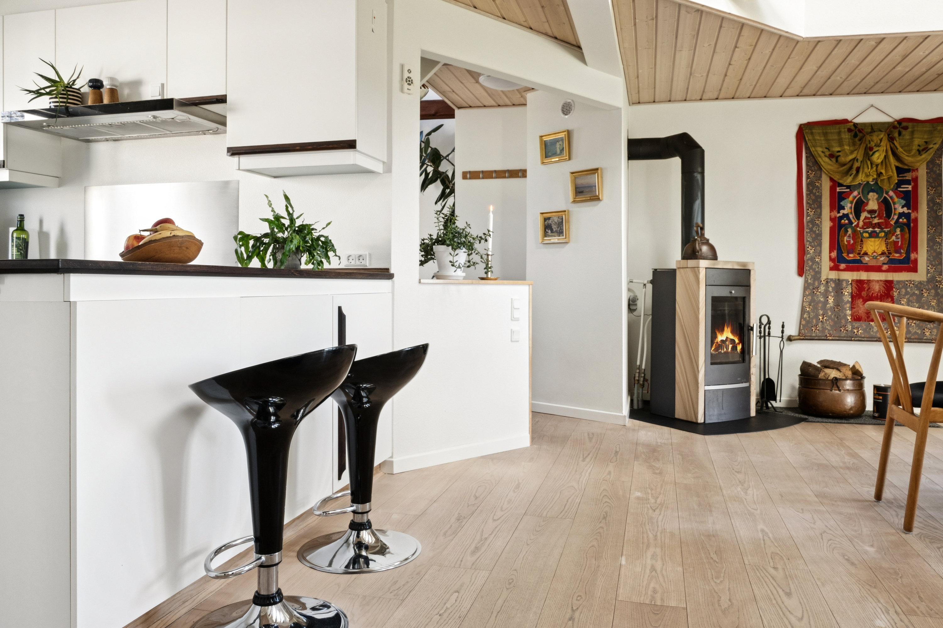 Fremhævet køkken billede i fuldskærmstilstand. Billede af Sallingsundvej 94, Harre, 7870 Roslev