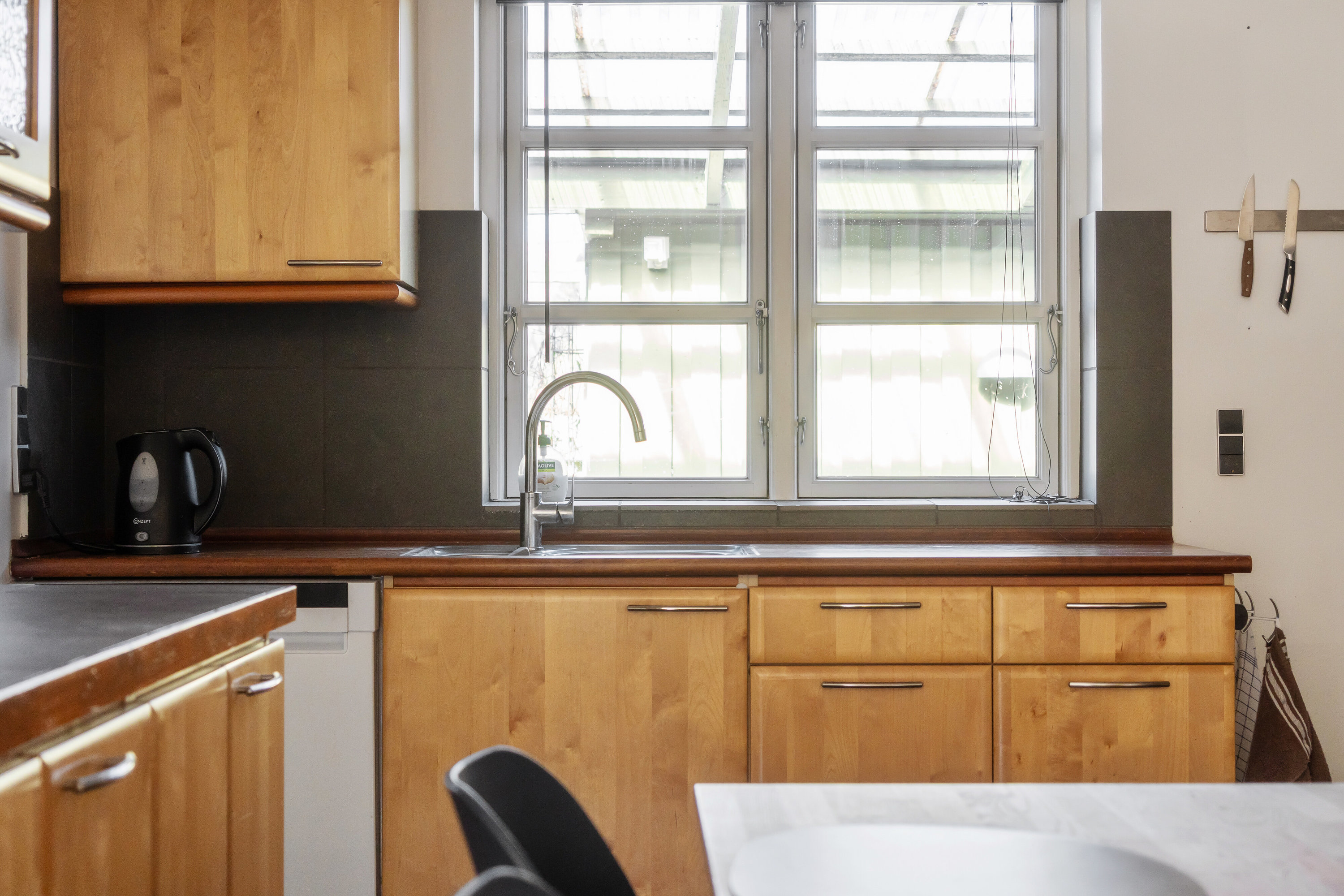 Fremhævet køkken billede i fuldskærmstilstand. Billede af Rømøparken 54, 4200 Slagelse