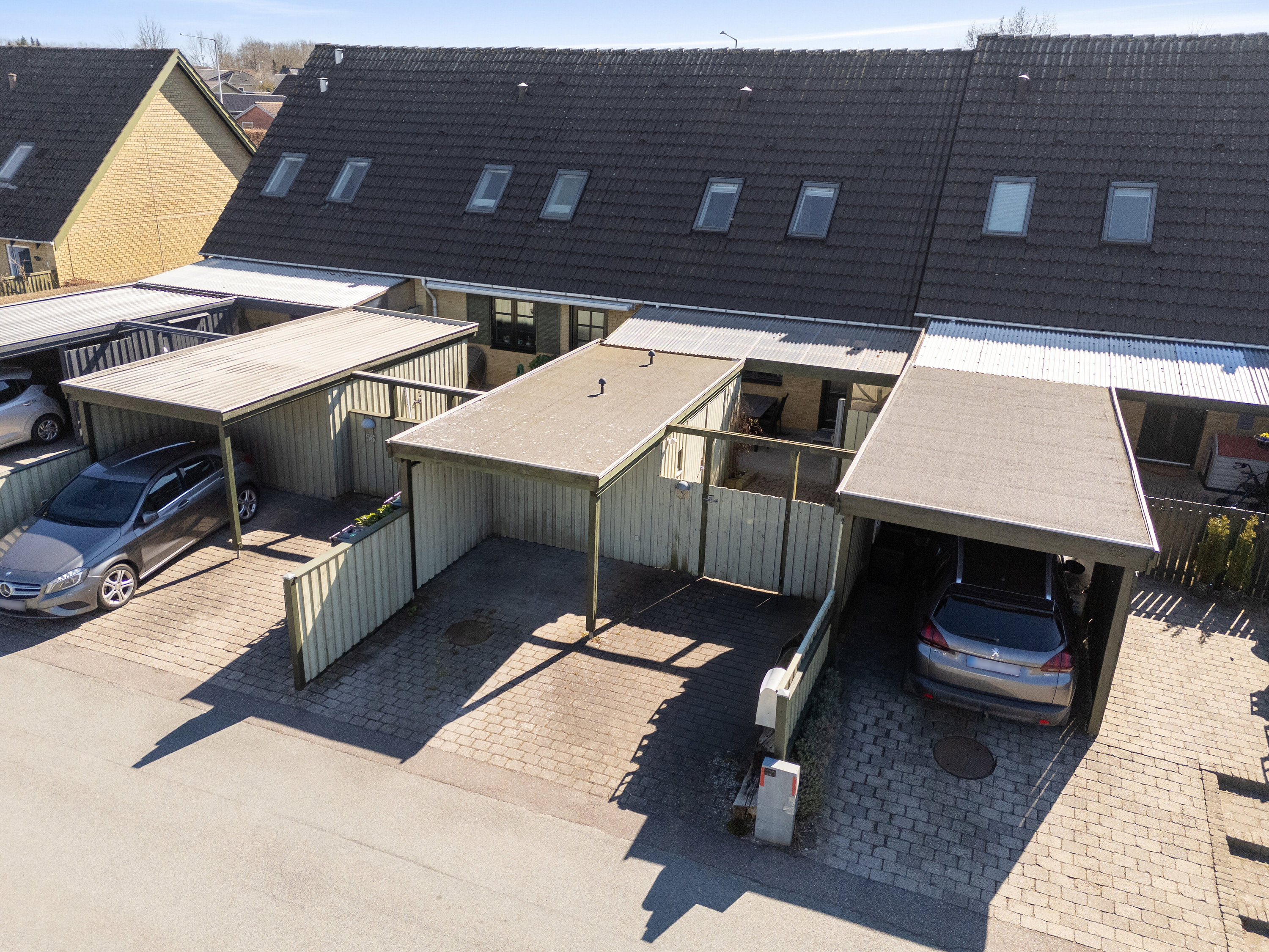 Fremhævet luftfoto billede i fuldskærmstilstand. Billede af Rømøparken 54, 4200 Slagelse