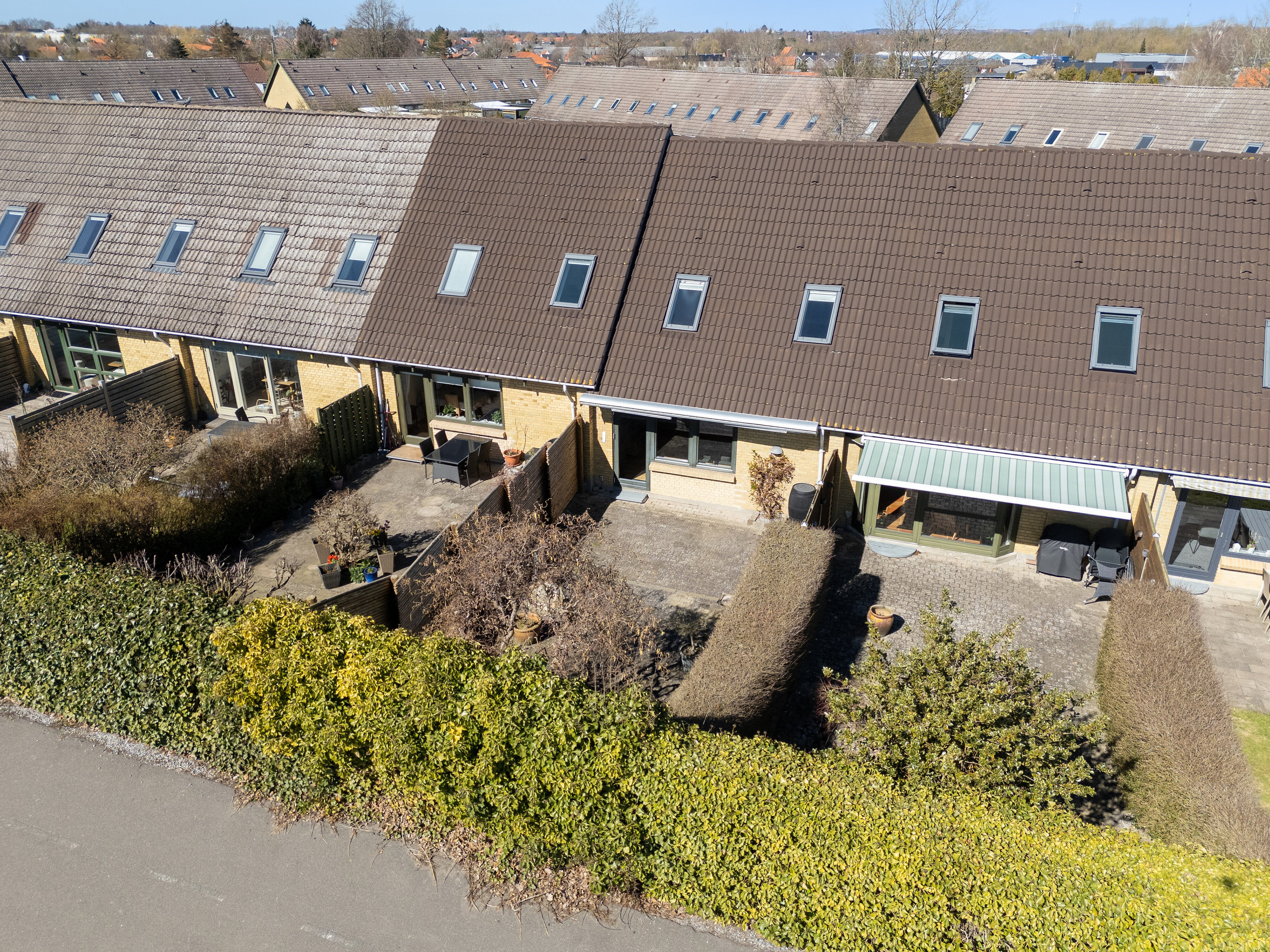 Fremhævet luftfoto billede i fuldskærmstilstand. Billede af Rømøparken 54, 4200 Slagelse