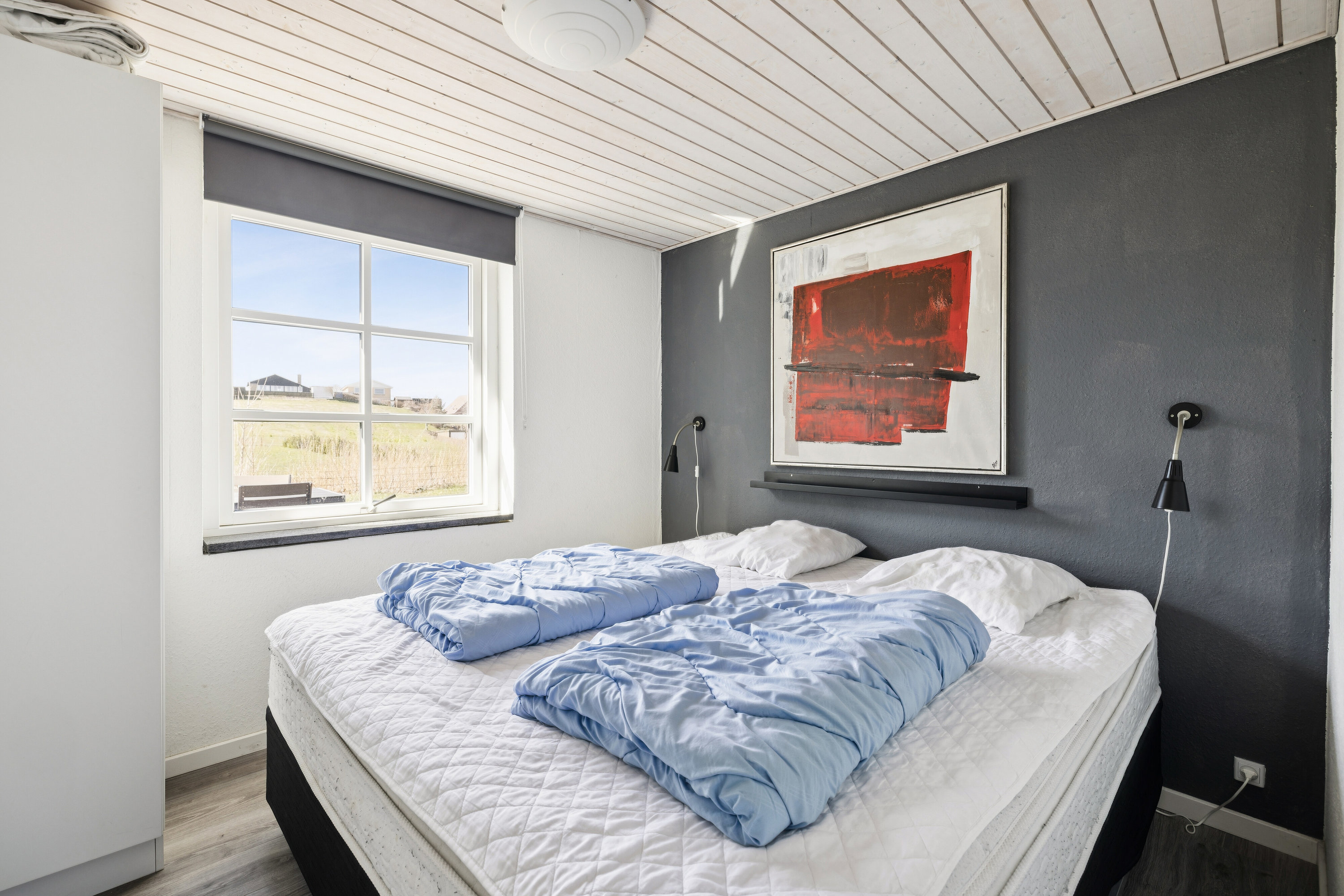 Fremhævet soveværelse billede i fuldskærmstilstand. Billede af Vestervænget 5, 5935 Bagenkop