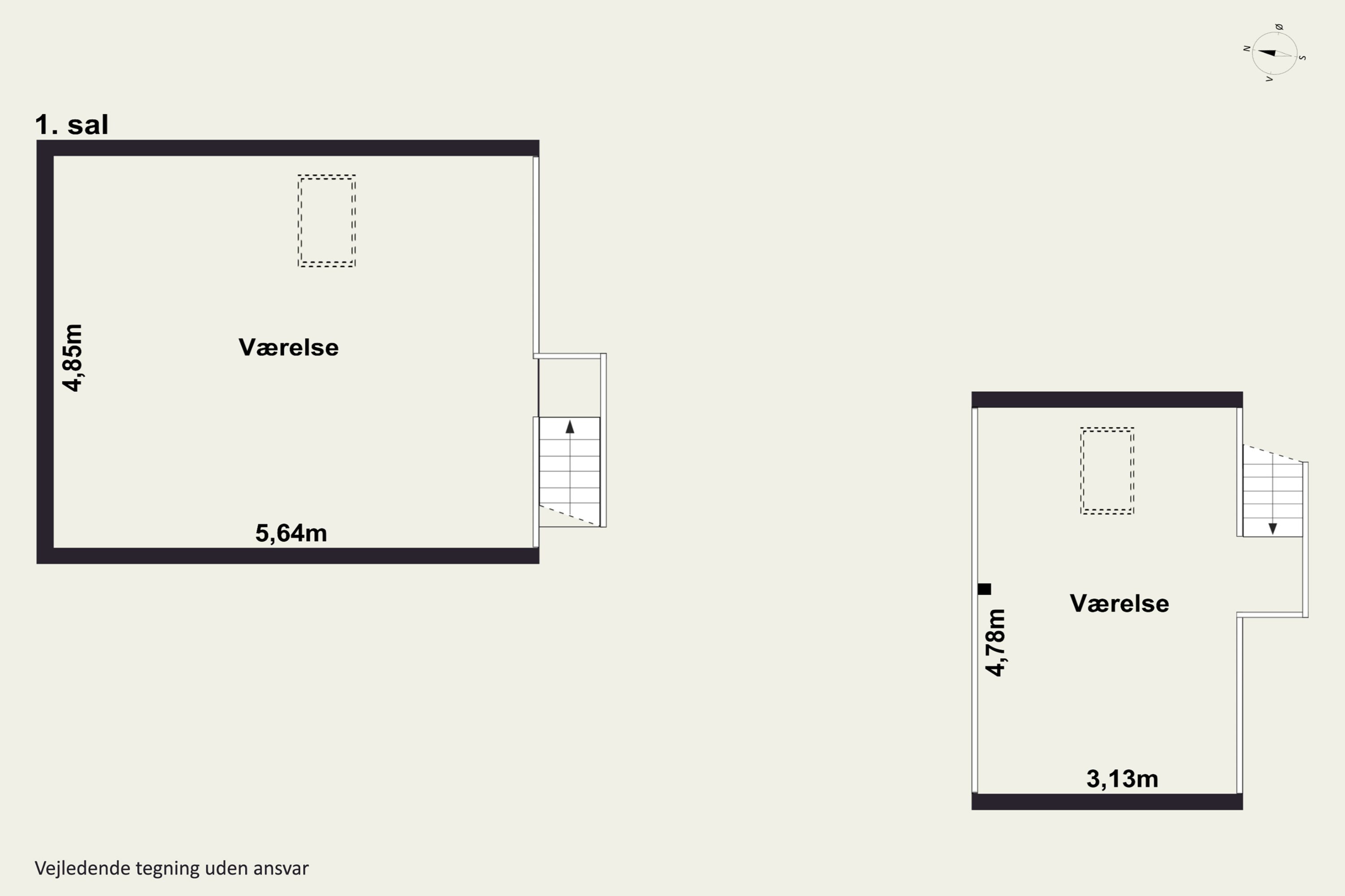 Plantegninger billede af Vestervænget 5, 5935 Bagenkop