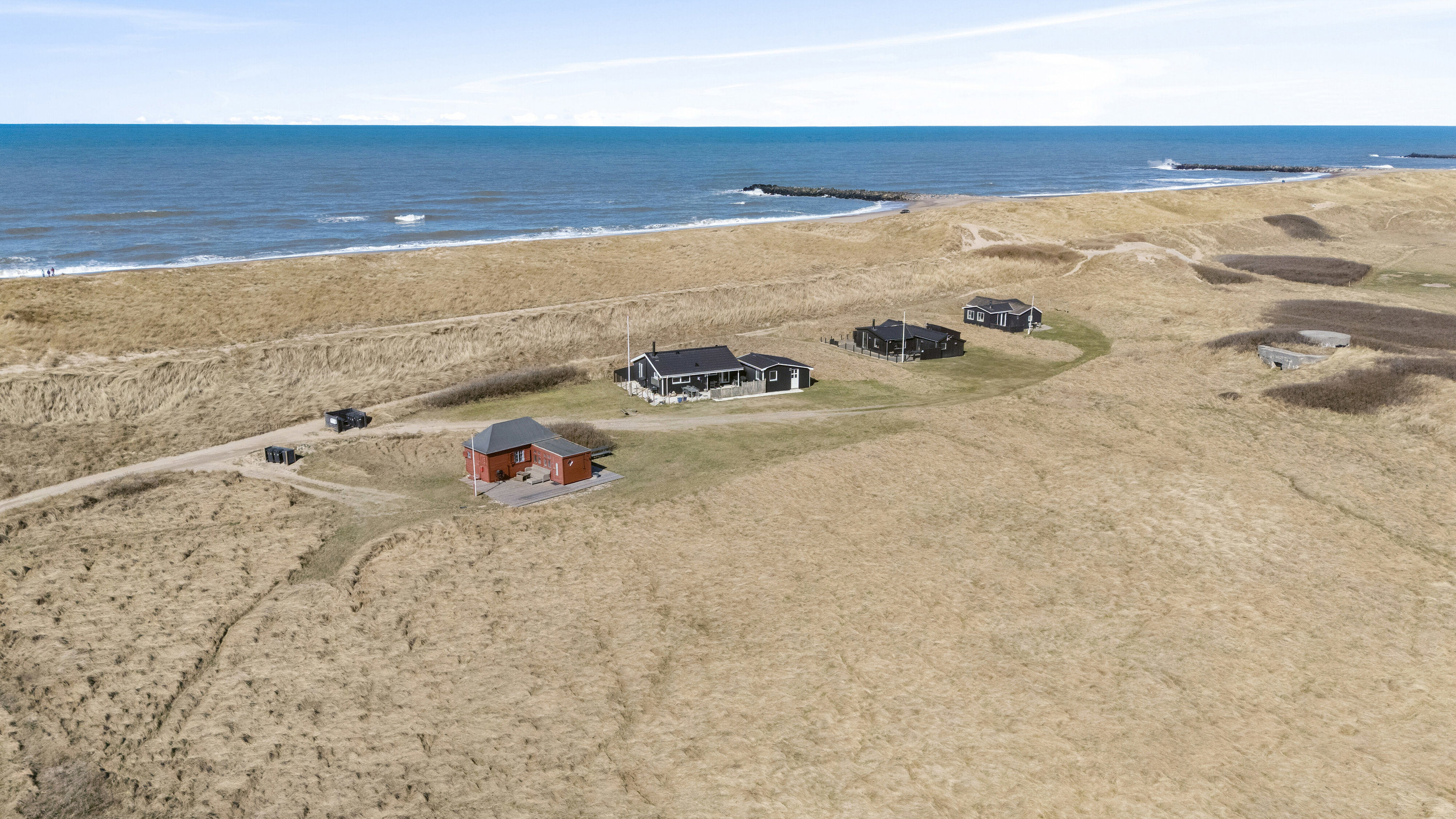 Fremhævet luftfoto billede i fuldskærmstilstand. Billede af Klitvej 6, Agger, 7770 Vestervig