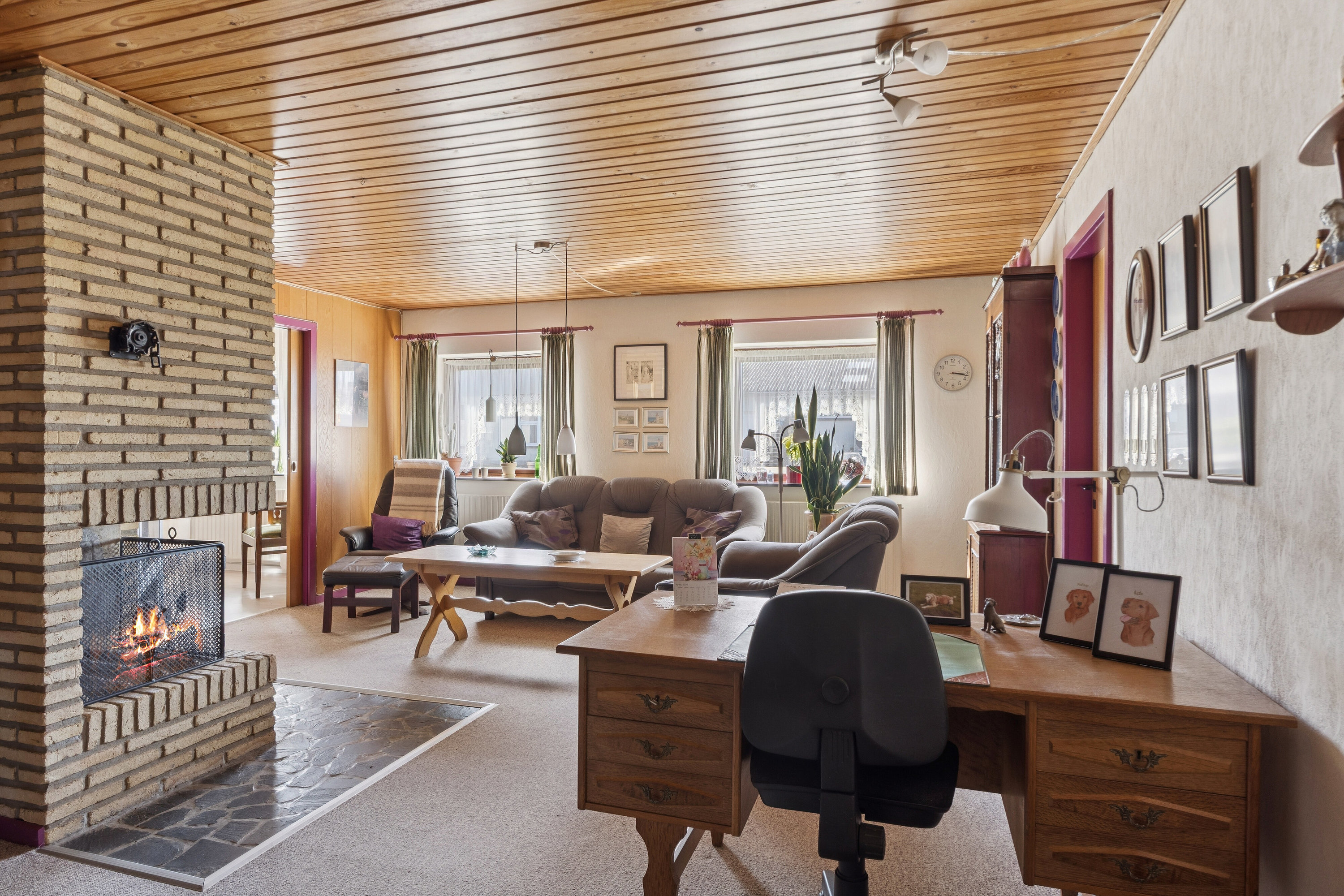 Fremhævet stue billede i fuldskærmstilstand. Billede af Gaden 60A, 9870 Sindal