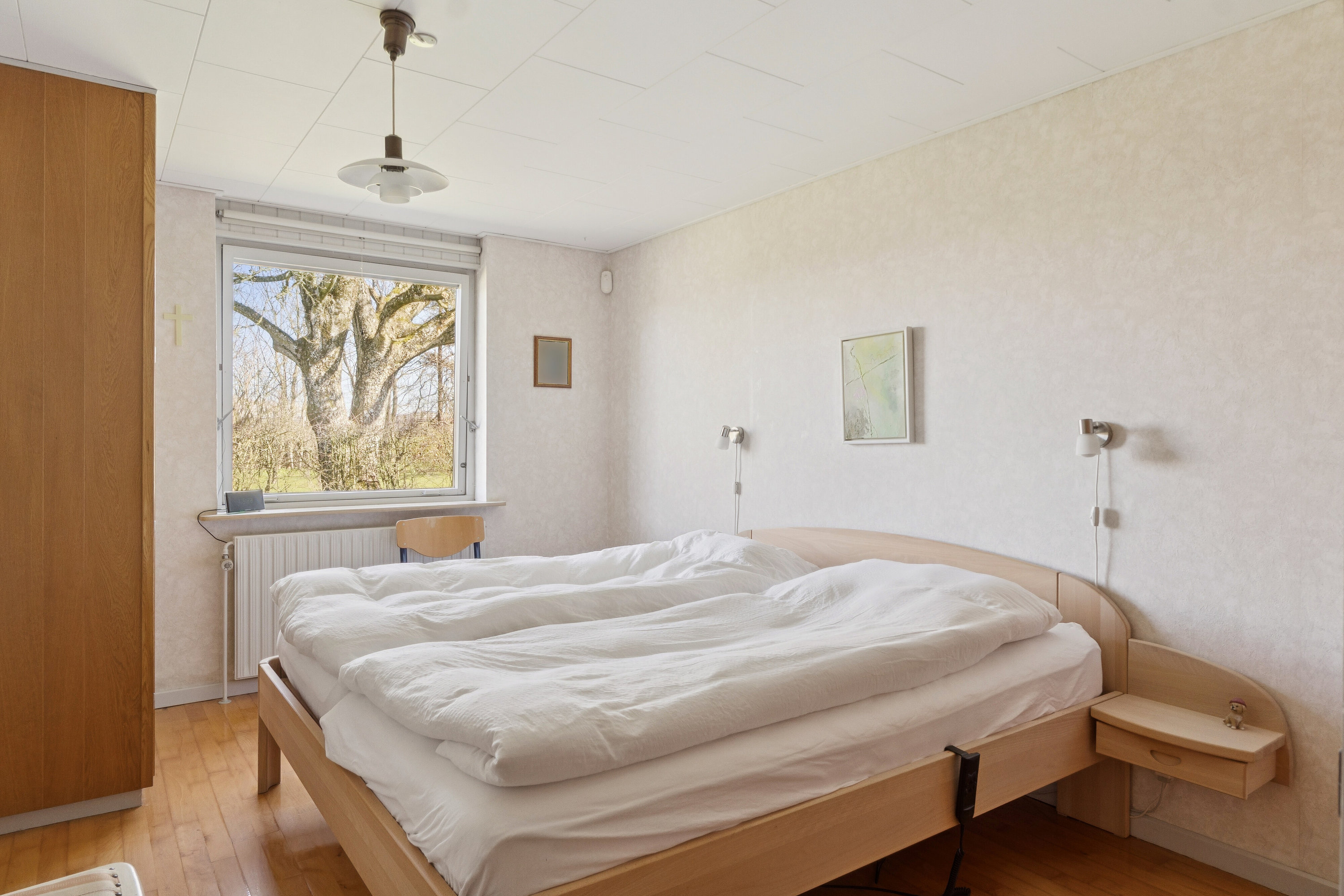 Fremhævet soveværelse billede i fuldskærmstilstand. Billede af Gaden 60A, 9870 Sindal