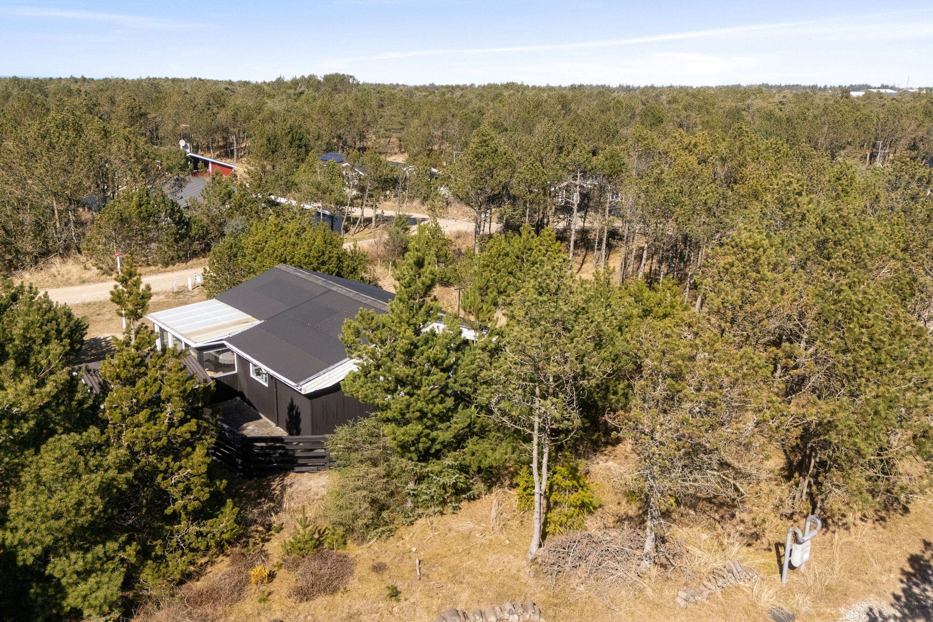 Fremhævet luftfoto billede i fuldskærmstilstand. Billede af Klitrosevej 66, Vorupør, 7700 Thisted