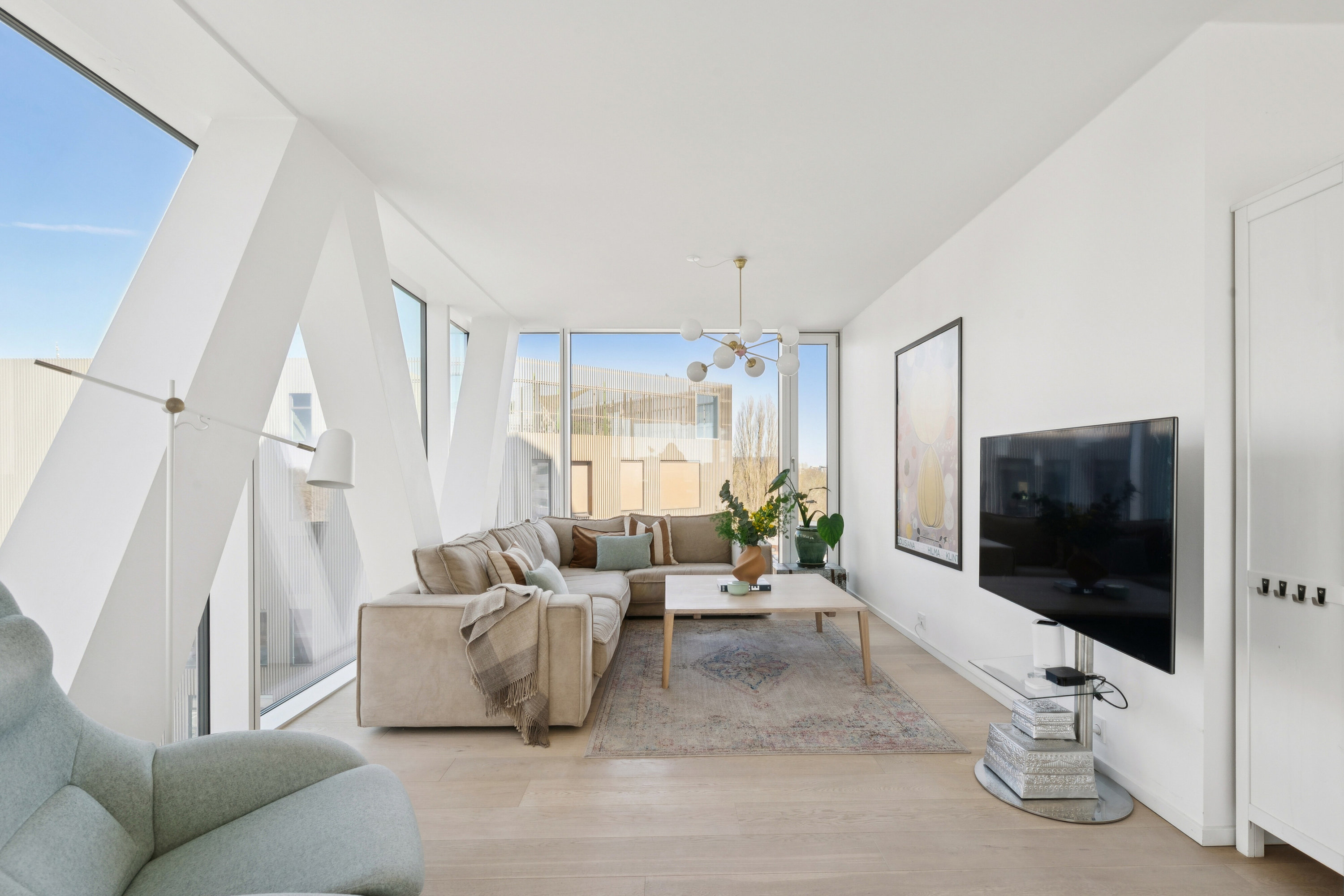 Fremhævet stue billede i fuldskærmstilstand. Billede af Drechselsgade 12, 4. th., 2300 København S