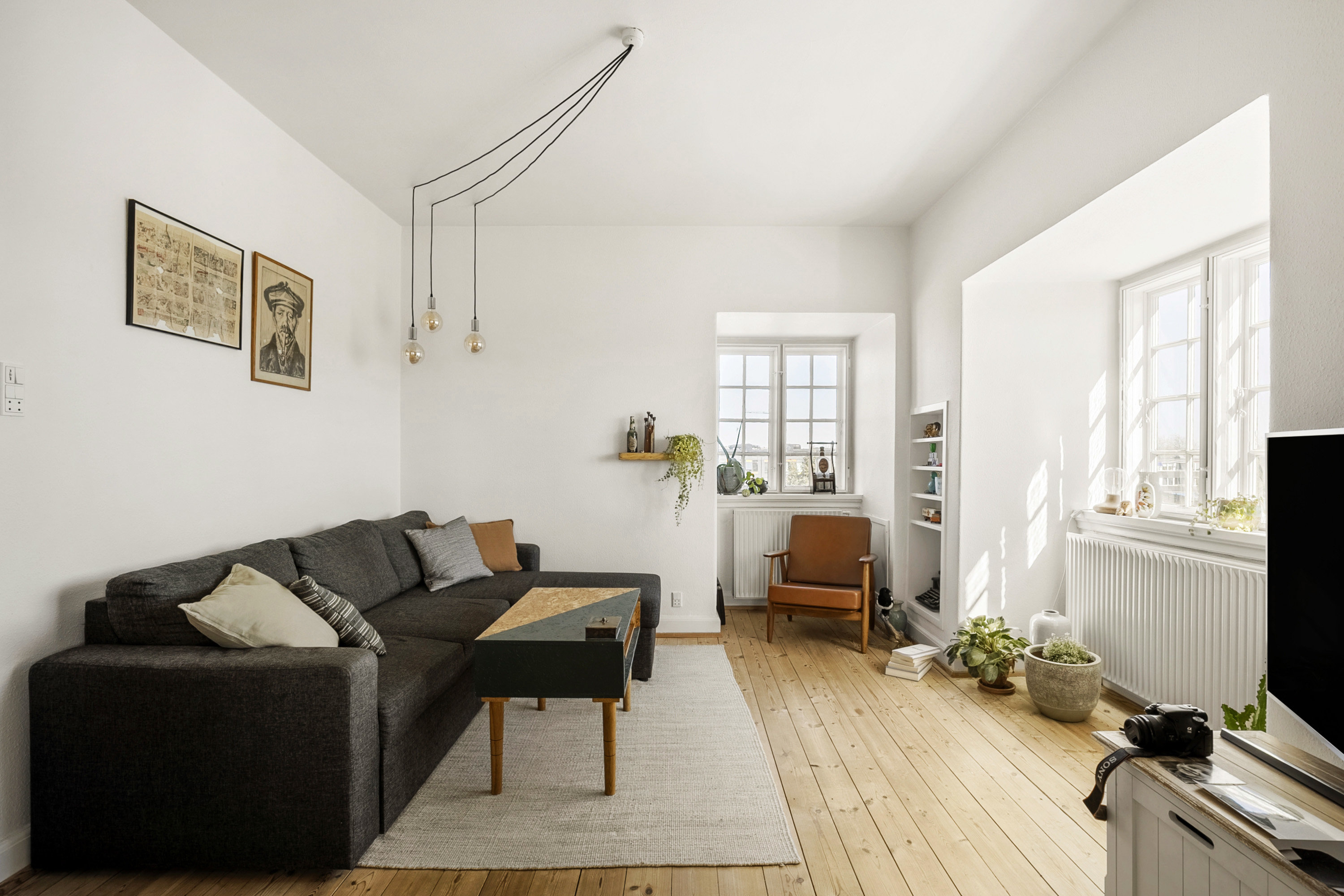 Fremhævet stue billede i fuldskærmstilstand. Billede af Tesdorpfsvej 50, 2., 5000 Odense C