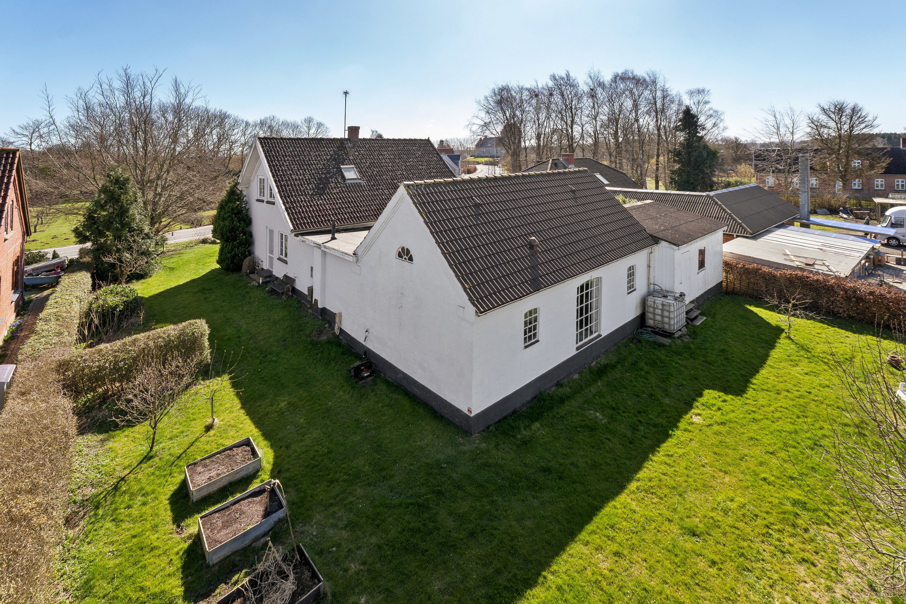 Fremhævet luftfoto billede i fuldskærmstilstand. Billede af Odensevej 65, Herrested, 5853 Ørbæk