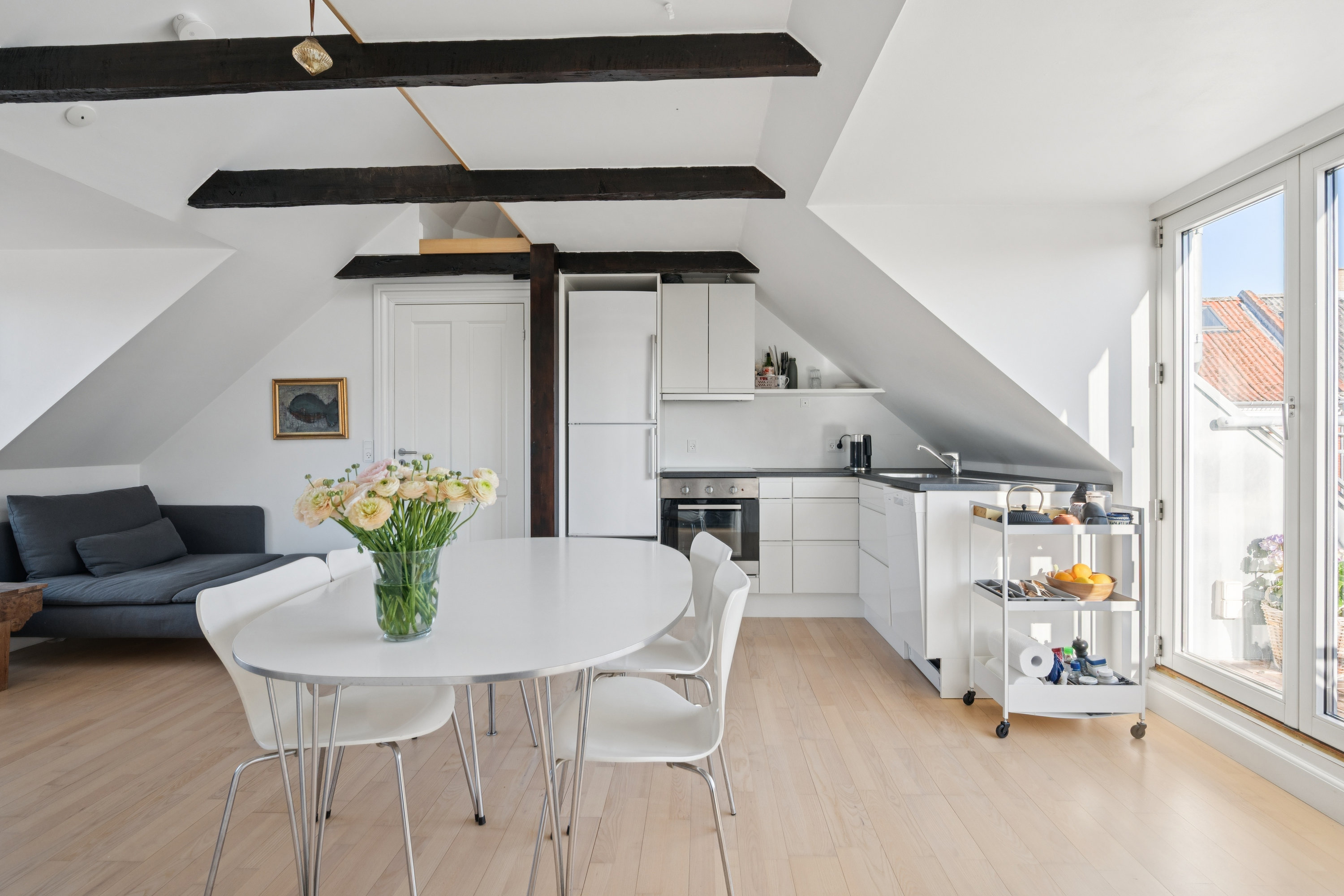 Fremhævet stue billede i fuldskærmstilstand. Billede af Sjællandsgade 104, 3., 8000 Aarhus C