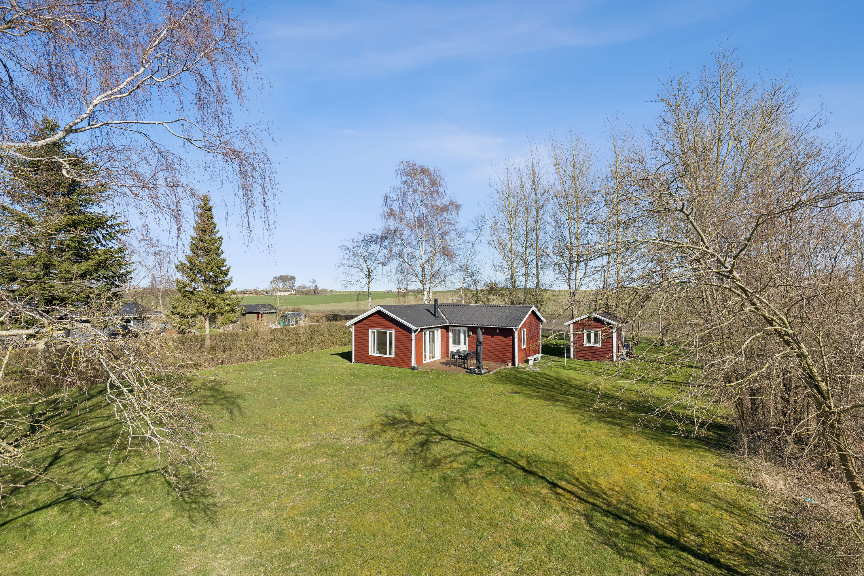 Fremhævet udendørs billede i fuldskærmstilstand. Billede af Mindevej 16, Dalby Strand, 4281 Gørlev