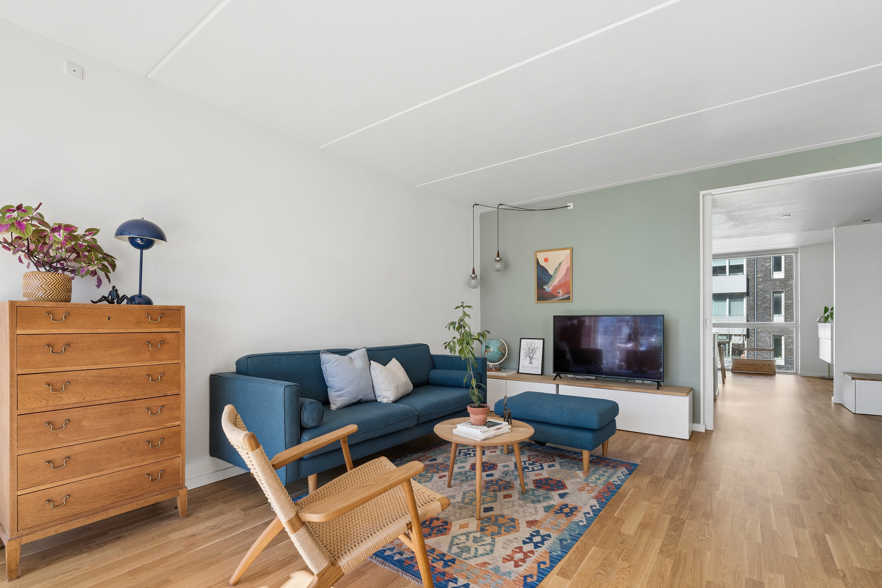 Fremhævet stue billede i fuldskærmstilstand. Billede af Klaksvigsgade 7, 3. tv., 2300 København S