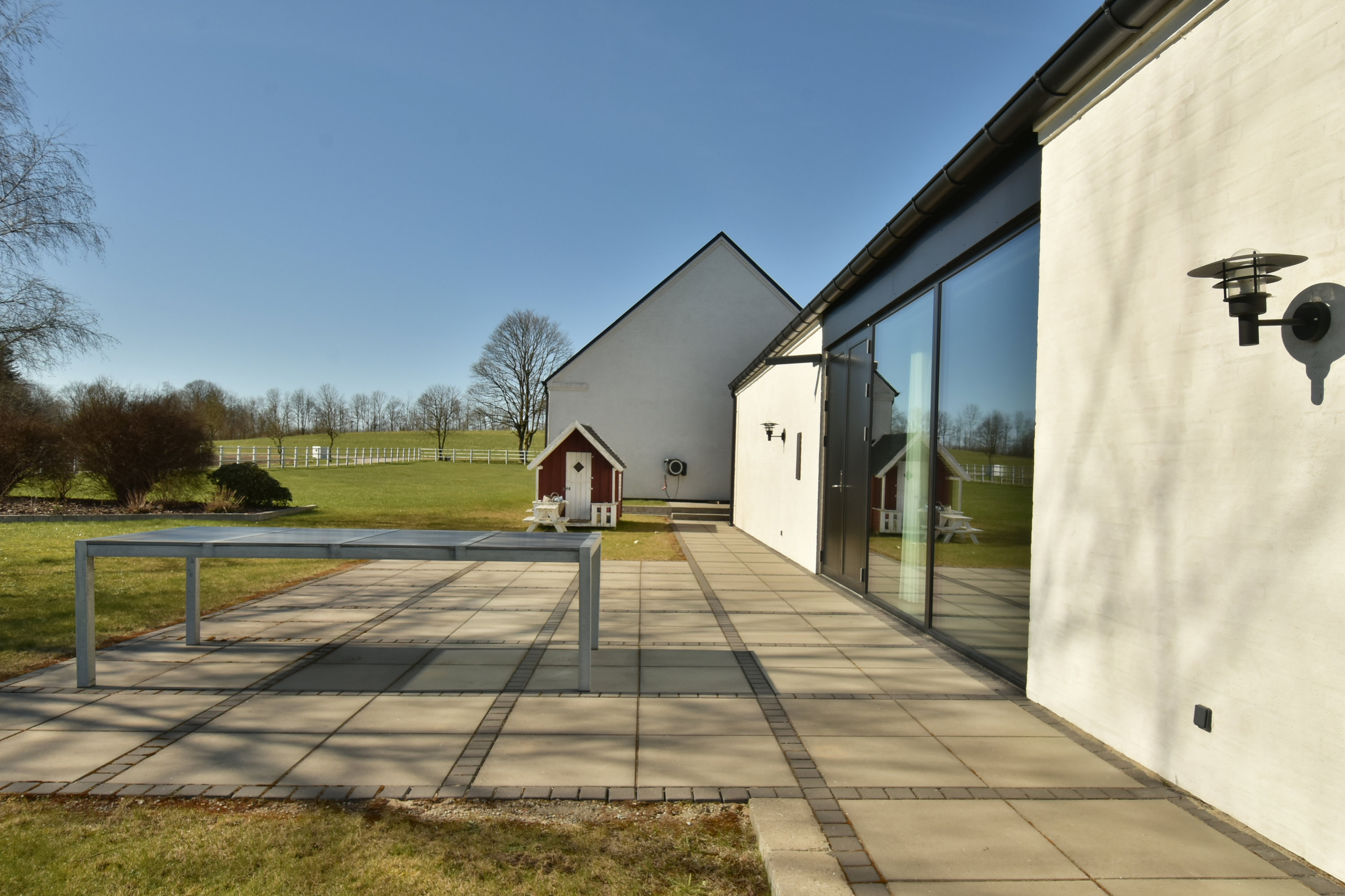 Fremhævet terrasse billede i fuldskærmstilstand. Billede af Kølkærvej 57, Hammerum, 7400 Herning