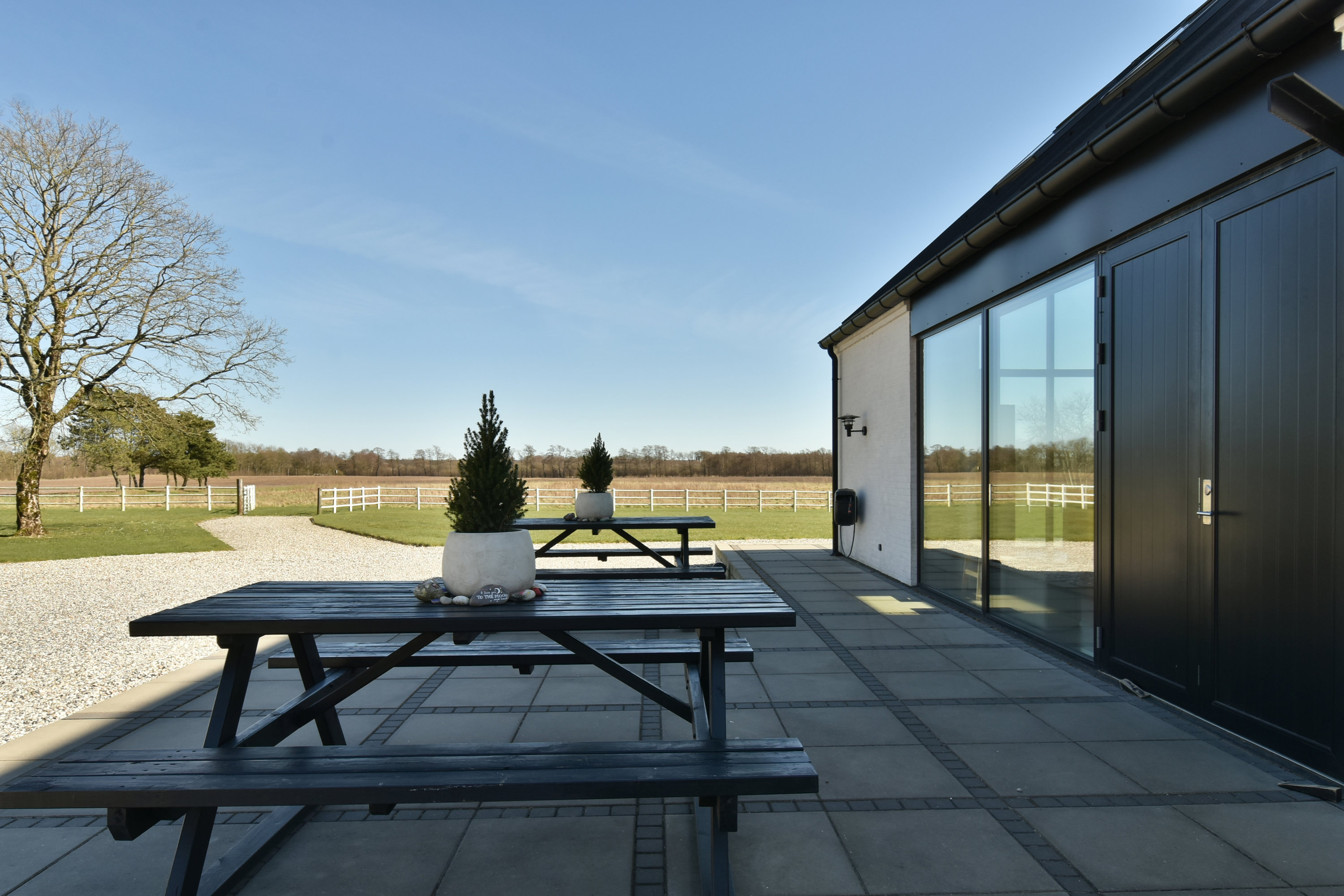 Fremhævet terrasse billede i fuldskærmstilstand. Billede af Kølkærvej 57, Hammerum, 7400 Herning